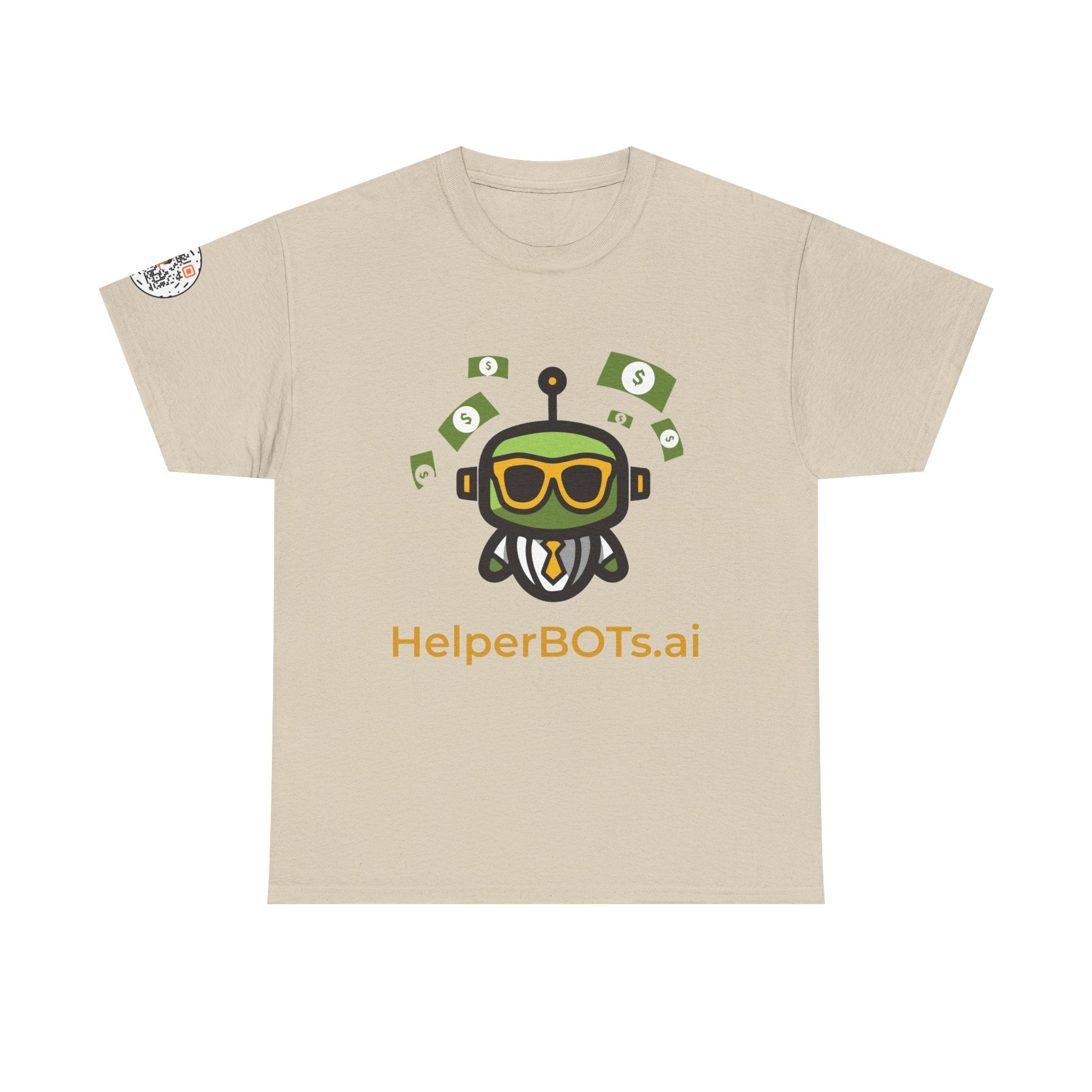 Unisex Financial BOT Heavy Cotton Tee (Dark Edition with Gold Print)