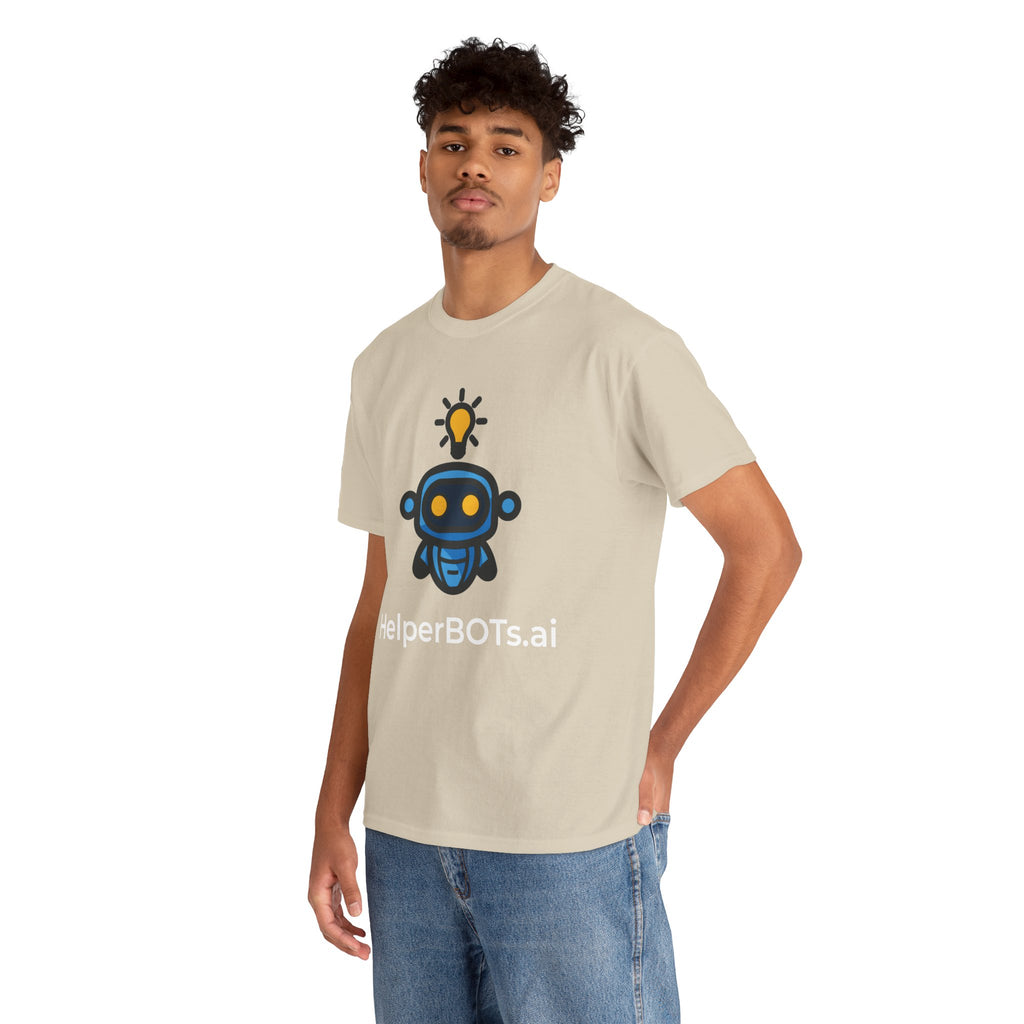 Unisex Personal Development BOT Heavy Cotton Tee (Dark Edition with White Print)