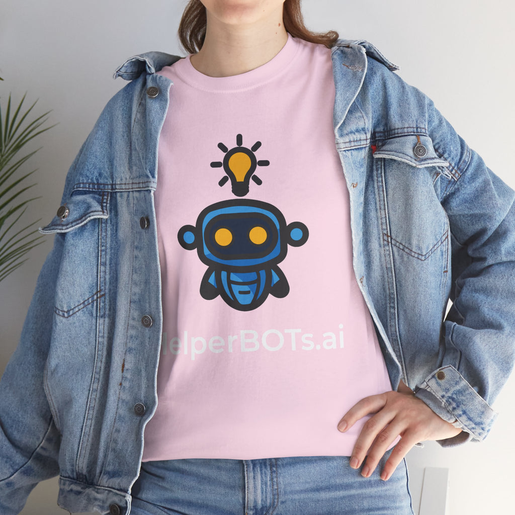 Unisex Personal Development BOT Heavy Cotton Tee (Dark Edition with White Print)