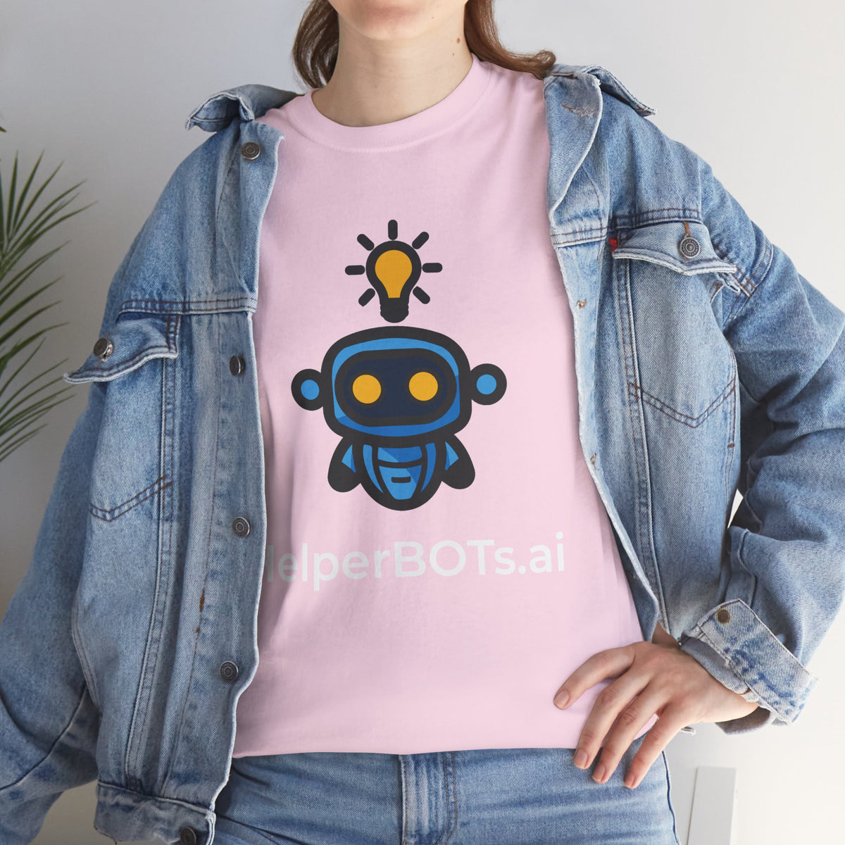 Unisex Personal Development BOT Heavy Cotton Tee (Dark Edition with White Print)