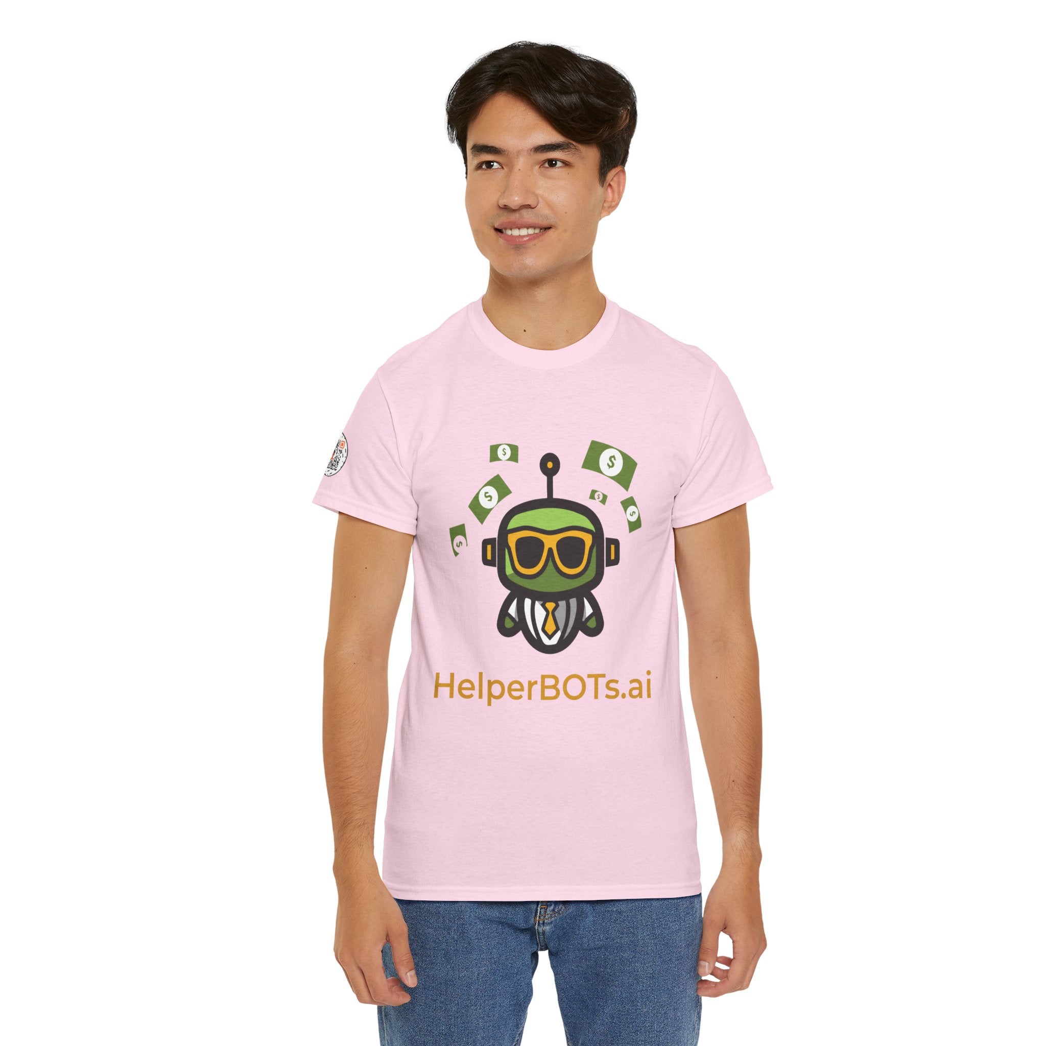 Unisex Financial BOT Heavy Cotton Tee (Light Edition with Gold Print)