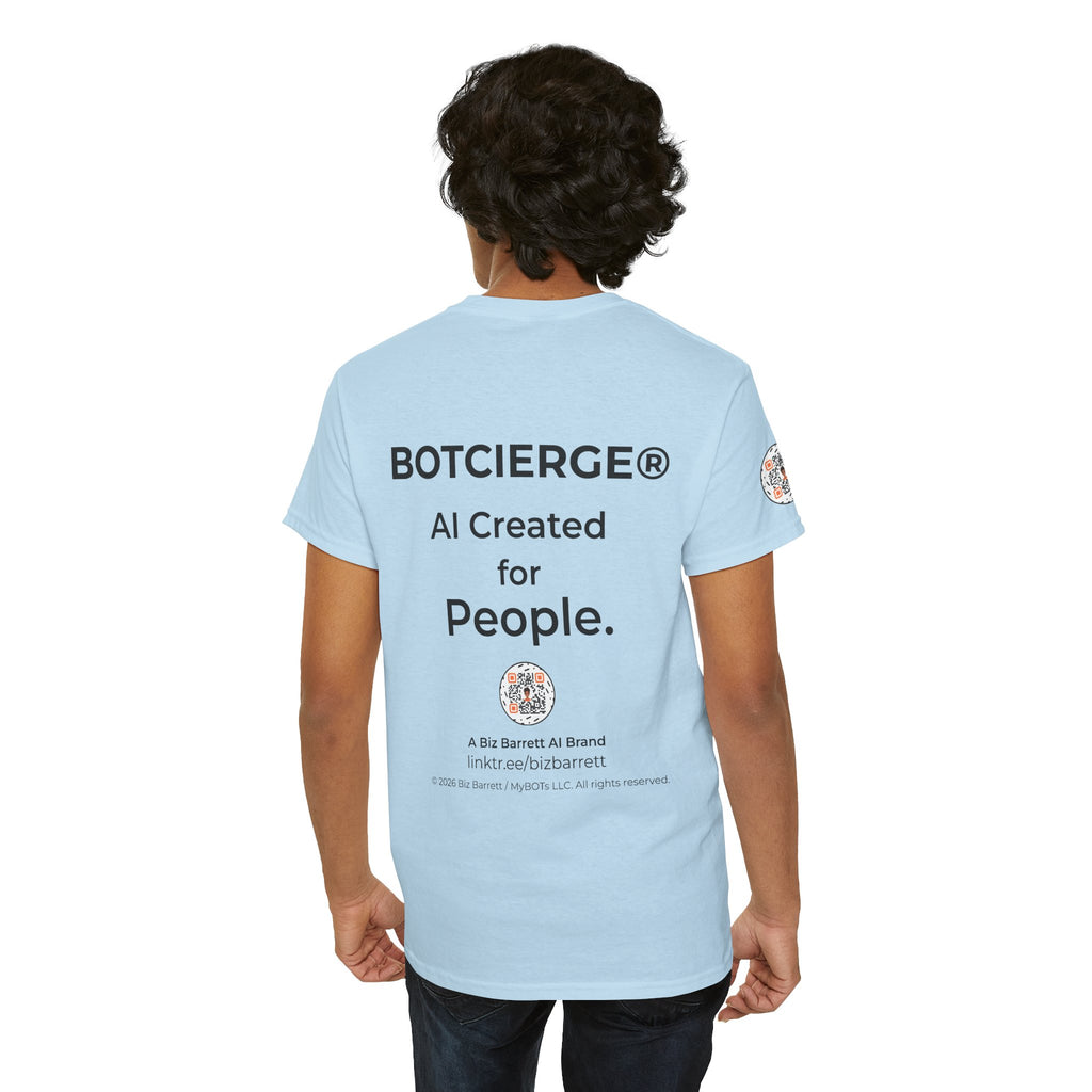 Unisex Personal Development BOT Heavy Cotton Tee (Light Edition with Black Print)