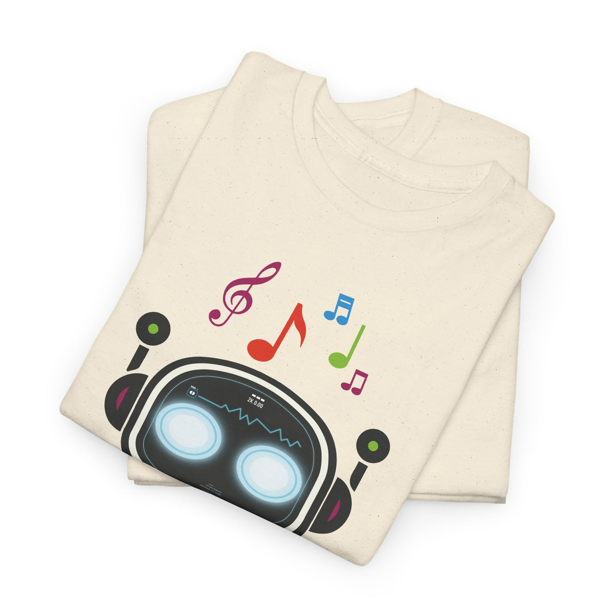 Unisex Music BOT Heavy Cotton Tee (Light Edition with Black Print)