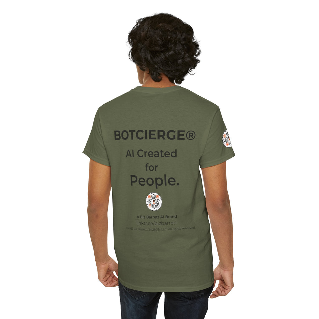 Unisex Logo Heavy Cotton Tee (Light Edition with Black Print)