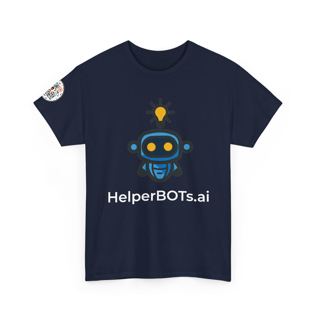 Unisex Personal Development BOT Heavy Cotton Tee (Dark Edition with White Print)