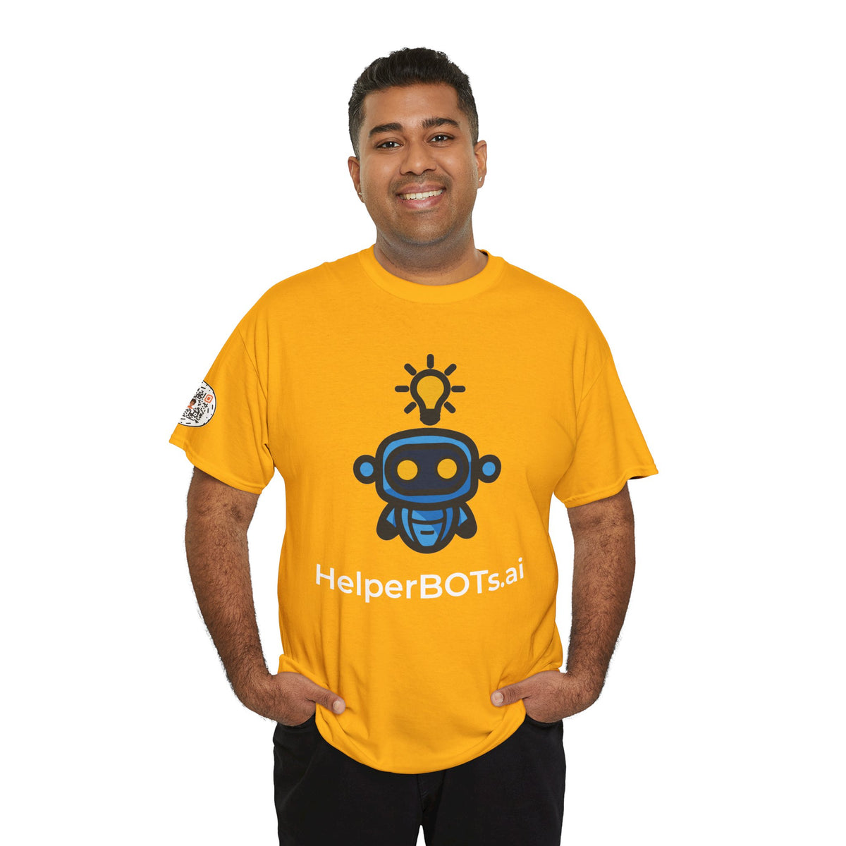 Unisex Personal Development BOT Heavy Cotton Tee (Dark Edition with White Print)