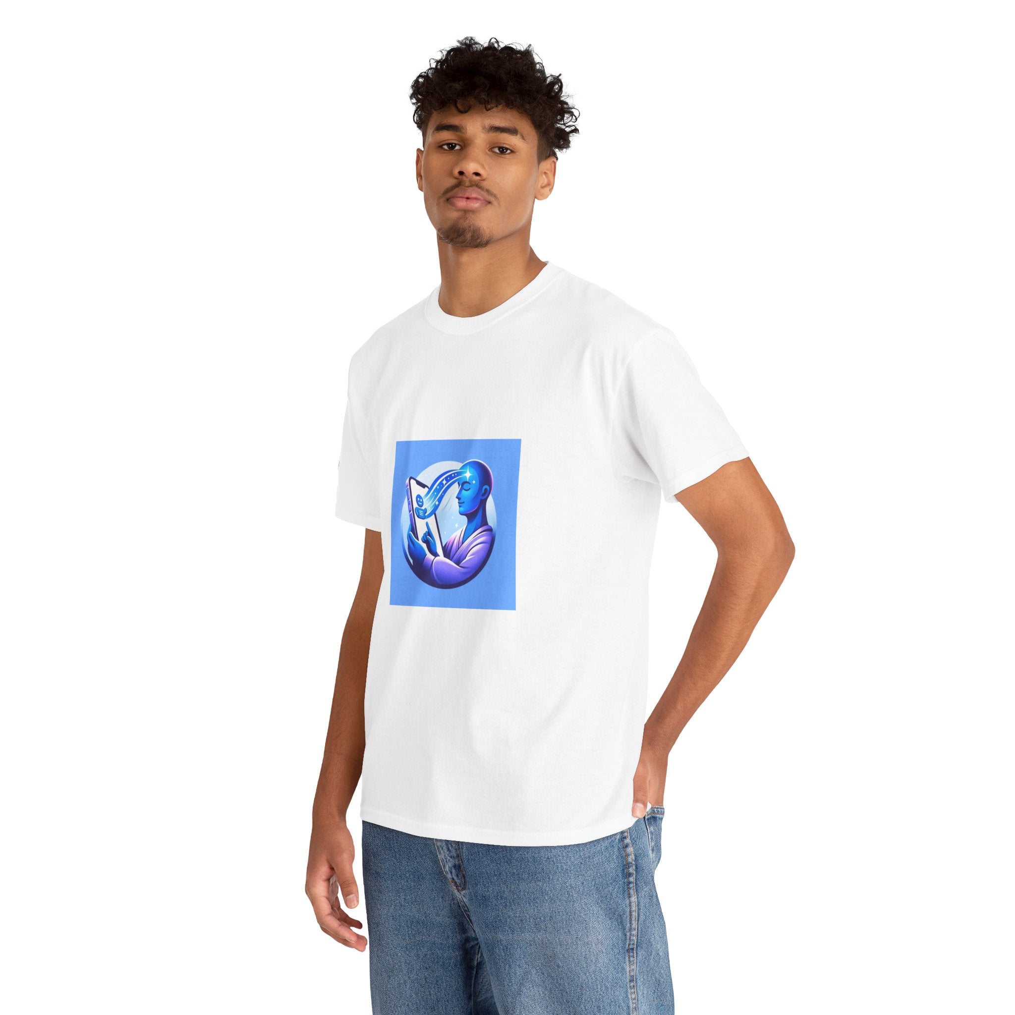 Unisex RememBOT™ Heavy Cotton Tee (Light Edition with White Lettering)