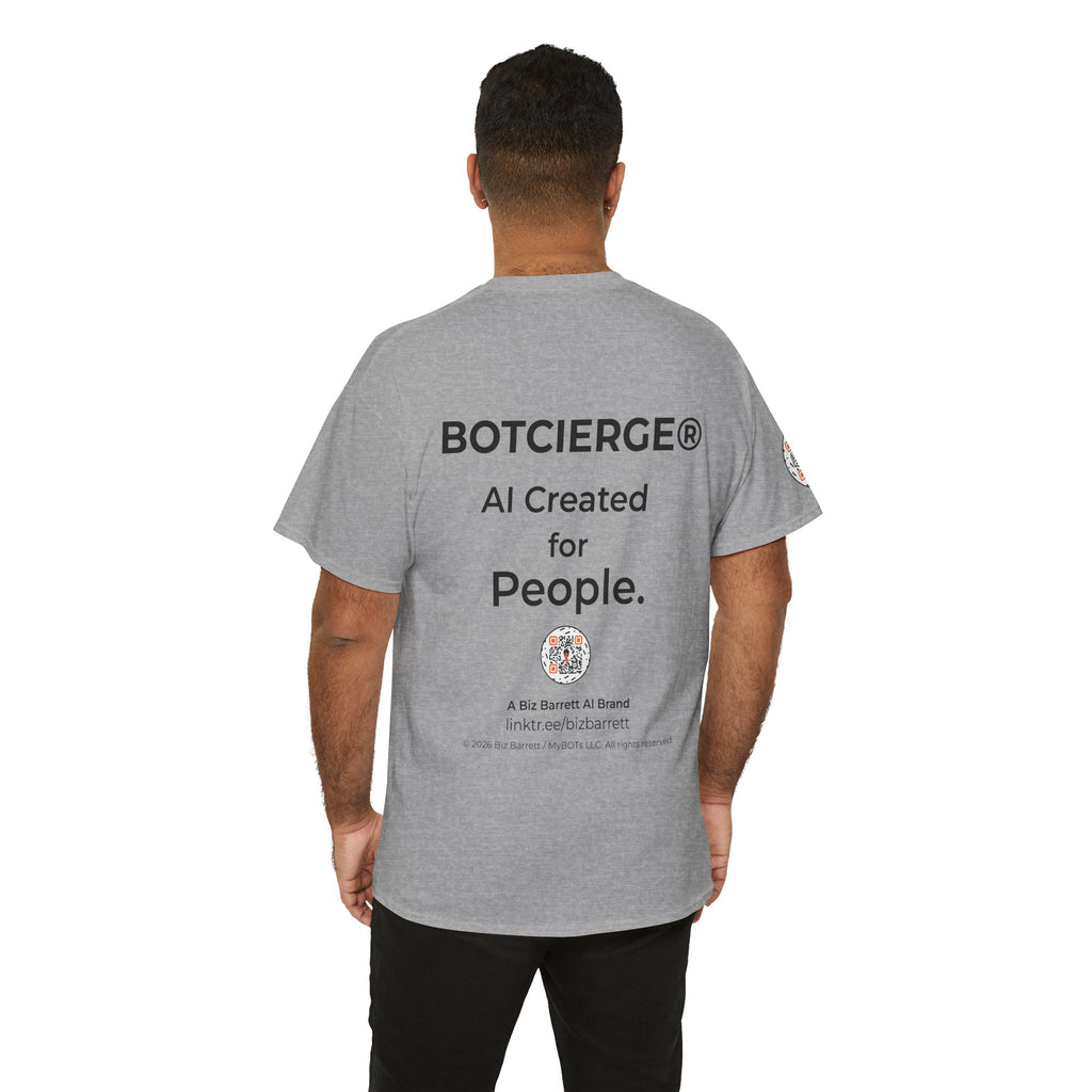 Unisex Music BOT Heavy Cotton Tee (Light Edition with Black Print)