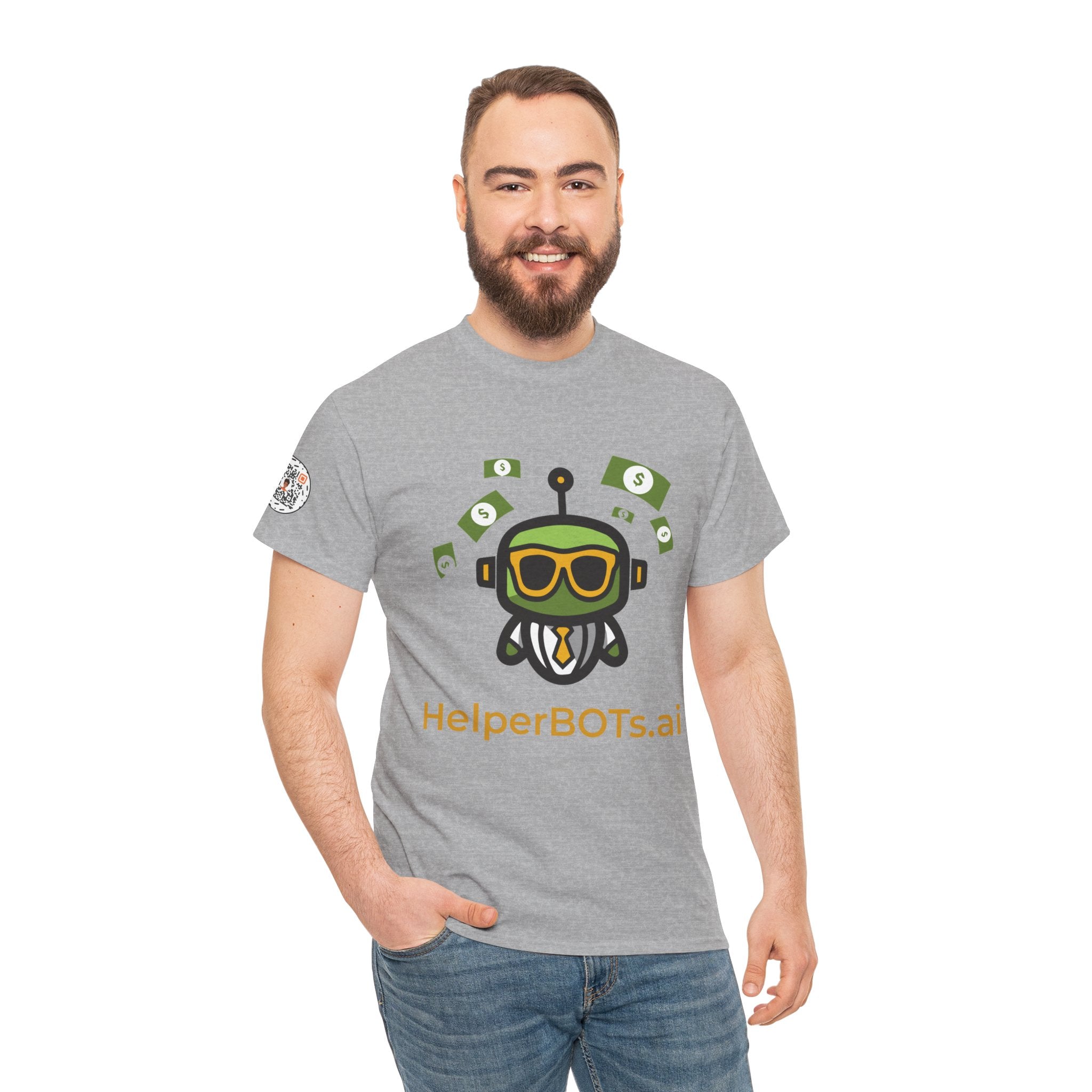 Unisex Financial BOT Heavy Cotton Tee (Light Edition with Gold Print)