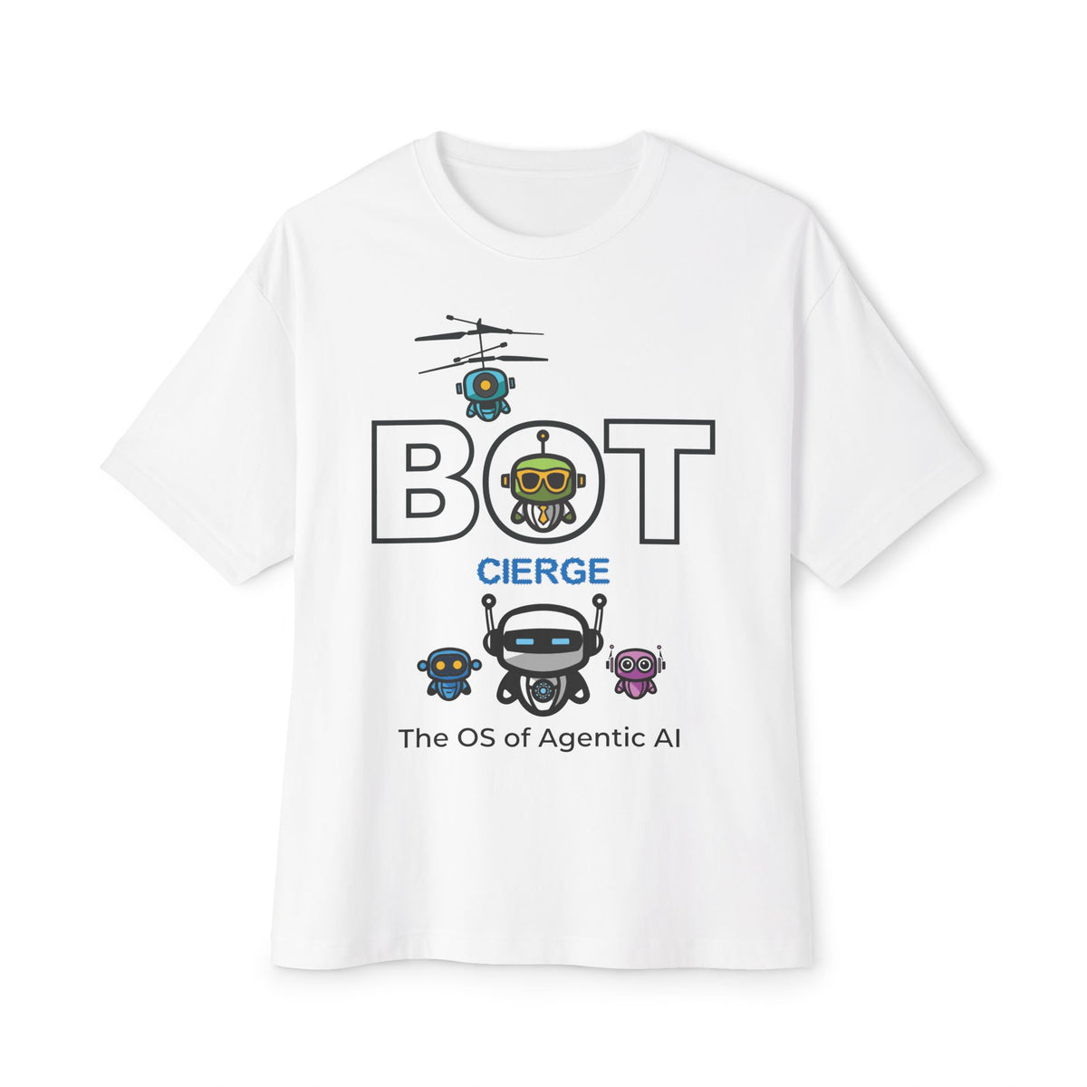 Unisex Logo Oversized Boxy Tee (Light Edition)