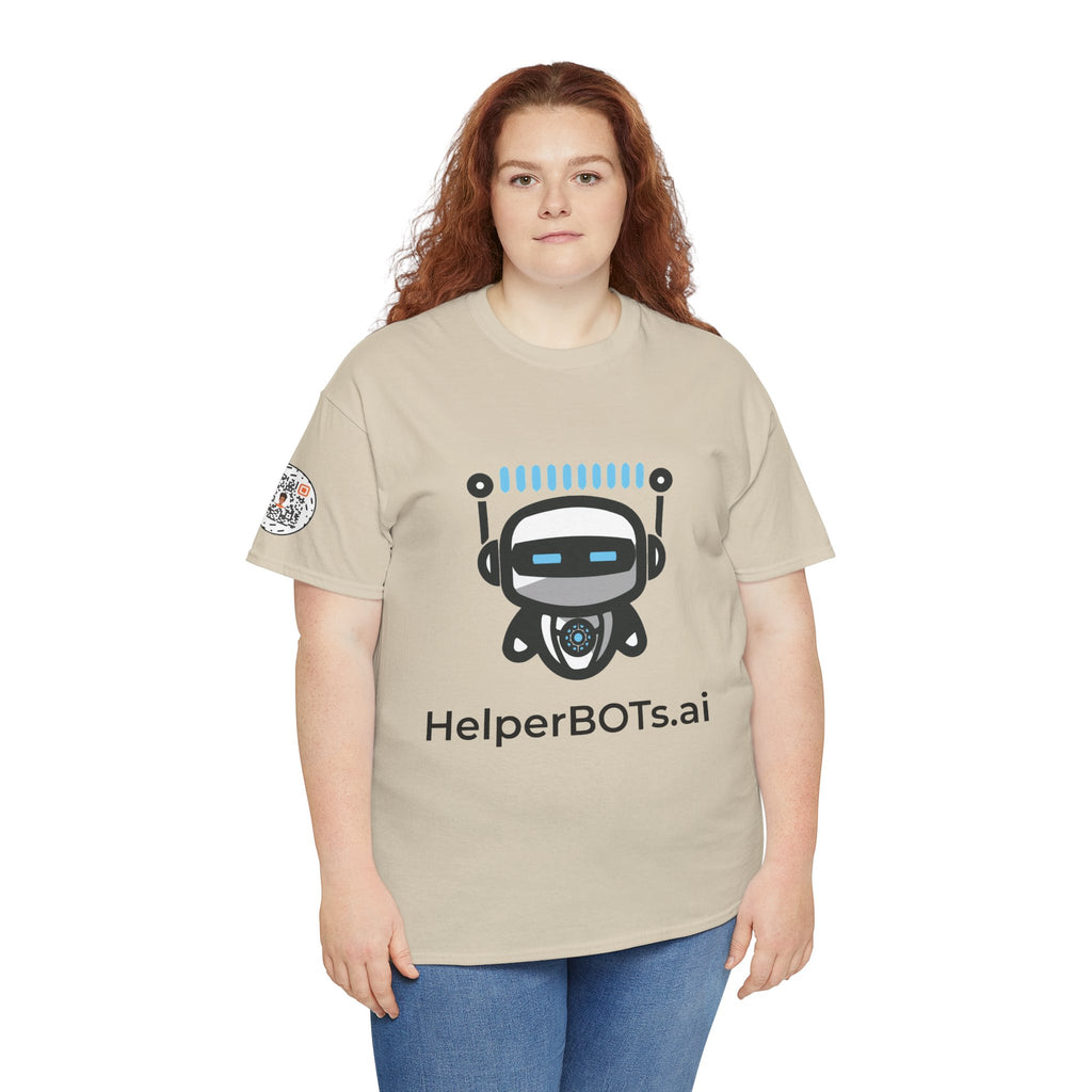 Unisex Productivity BOT Heavy Cotton Tee (Light Edition with Black Print)