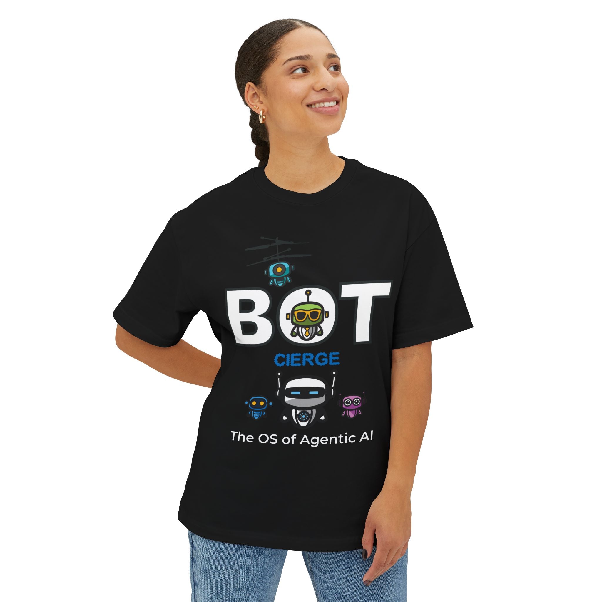 Unisex Logo Oversized Boxy Tee (Dark Edition)