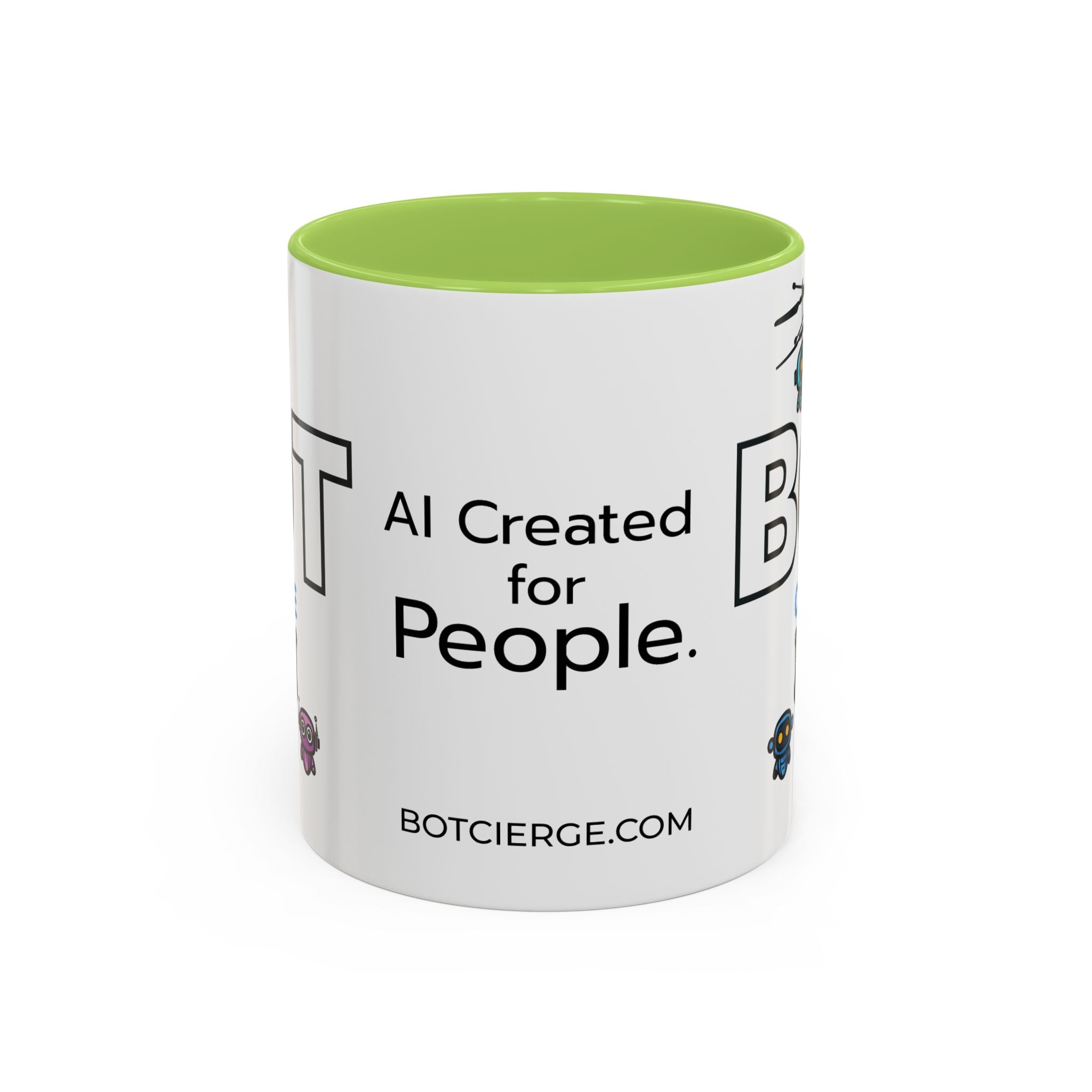 Logo Accent Coffee Mug (11, 15oz) (Light Edition with Black Print)