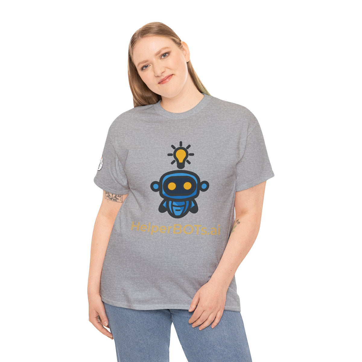 Unisex Personal Development BOT Heavy Cotton Tee (Dark Edition with Gold Print)