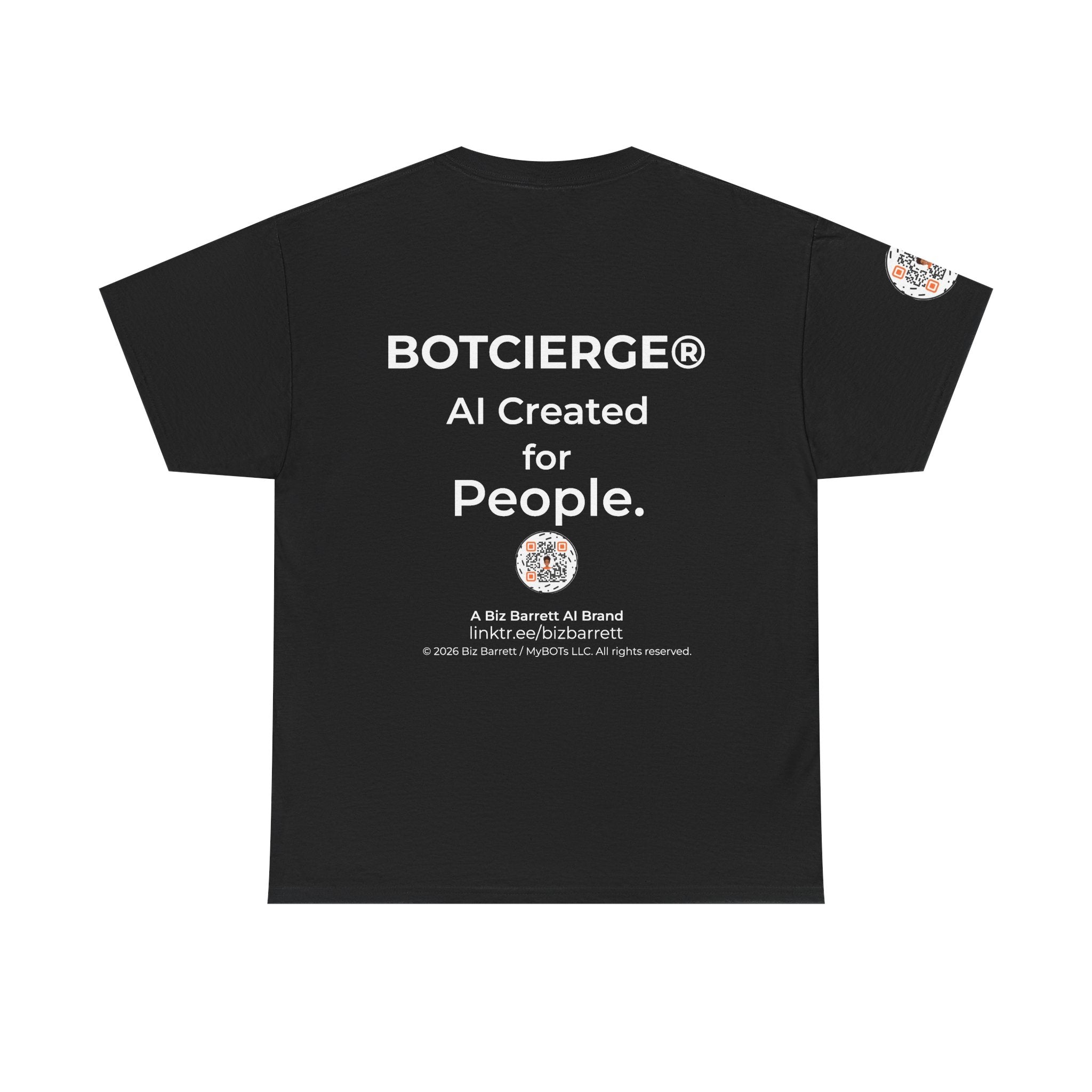 Unisex Medical BOT Heavy Cotton Tee (Dark Edition with White Print)