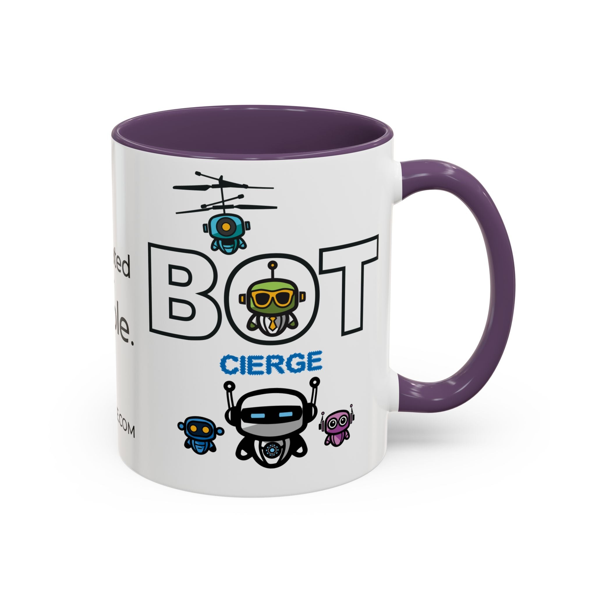 Logo Accent Coffee Mug (11, 15oz) (Light Edition with Black Print)