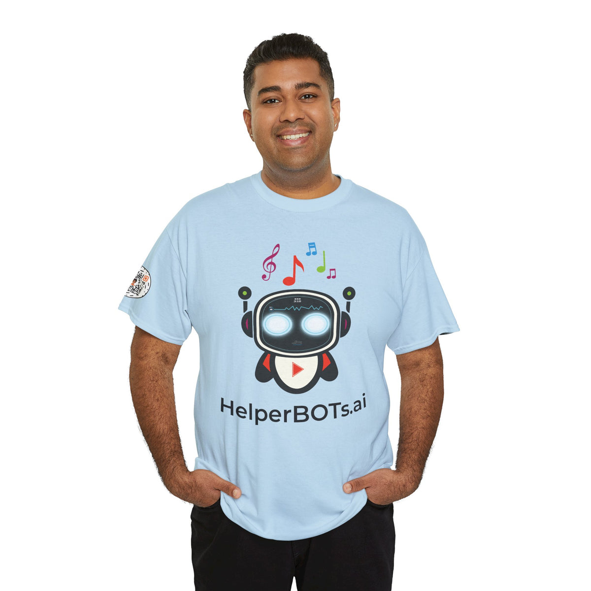 Unisex Music BOT Heavy Cotton Tee (Light Edition with Black Print)