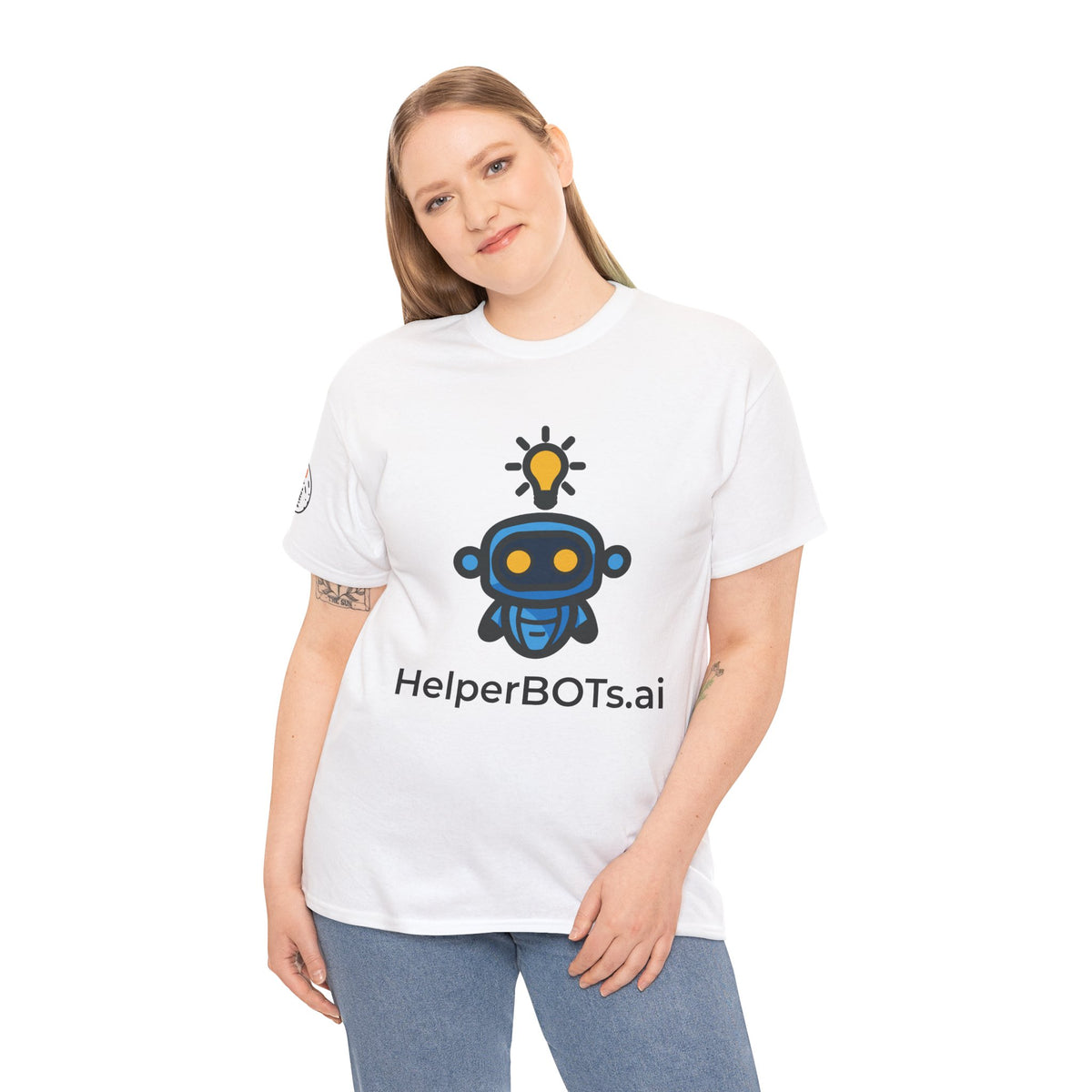 Unisex Personal Development BOT Heavy Cotton Tee (Light Edition with Black Print)