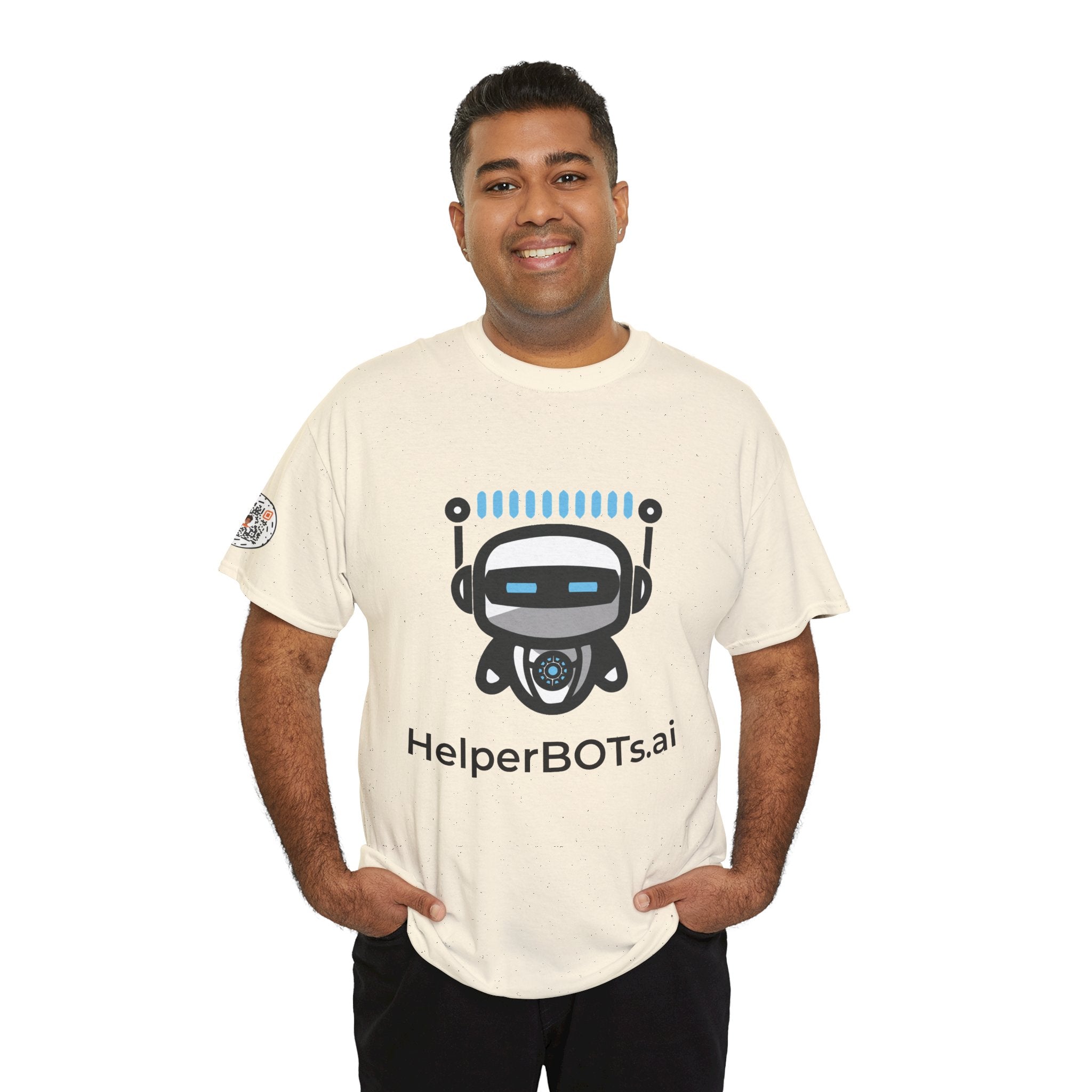 Unisex Productivity BOT Heavy Cotton Tee (Light Edition with Black Print)