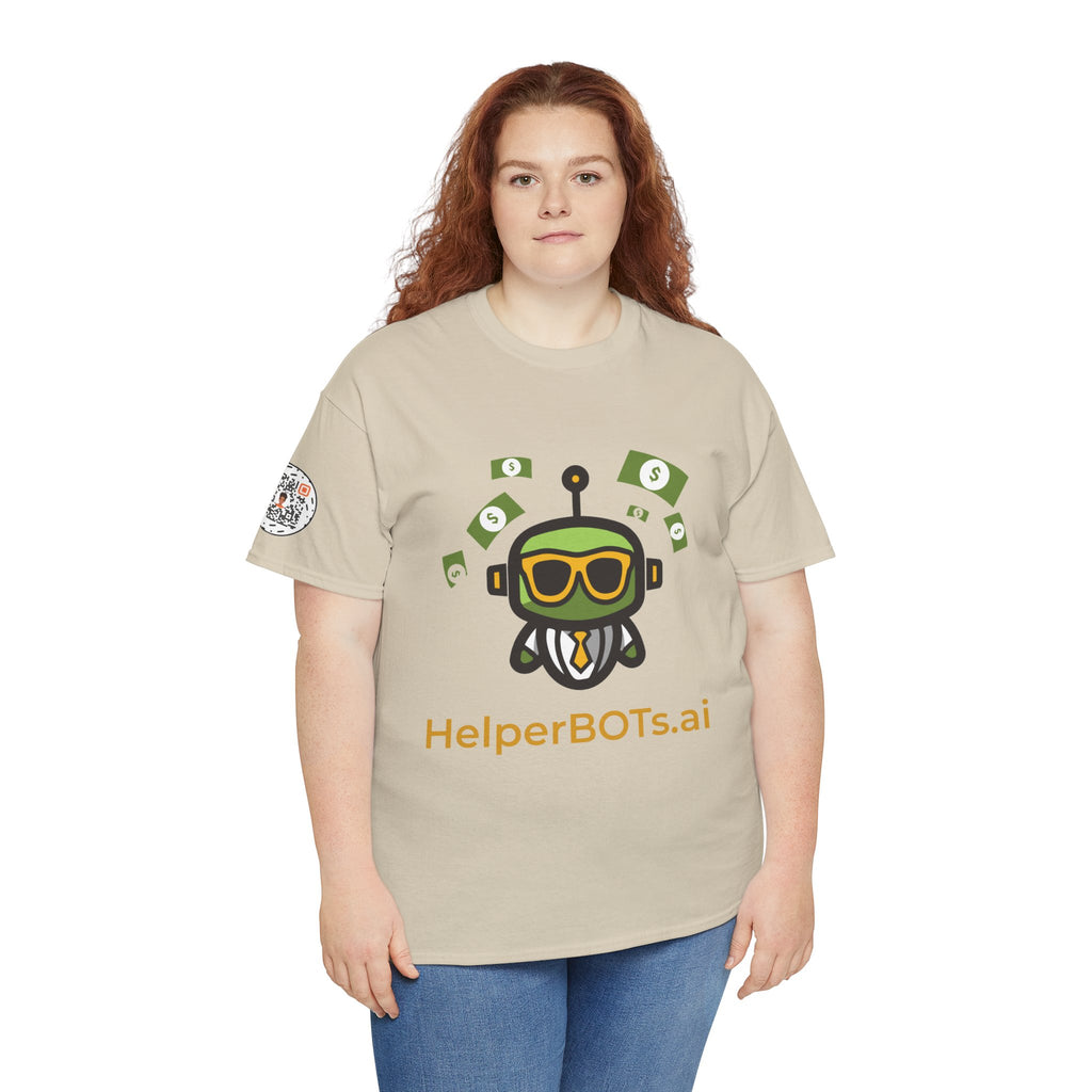 Unisex Financial BOT Heavy Cotton Tee (Light Edition with Gold Print)