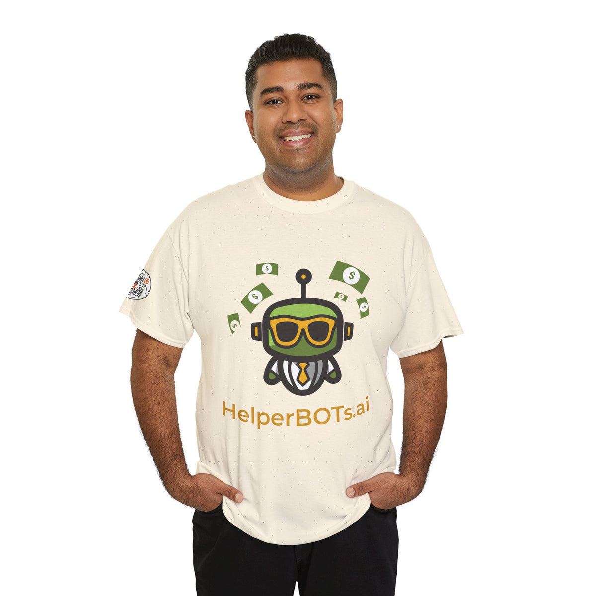 Unisex Financial BOT Heavy Cotton Tee (Light Edition with Gold Print)