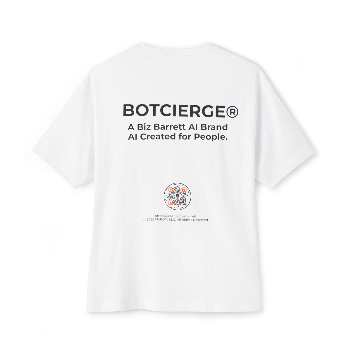 Unisex Logo Oversized Boxy Tee (Light Edition)