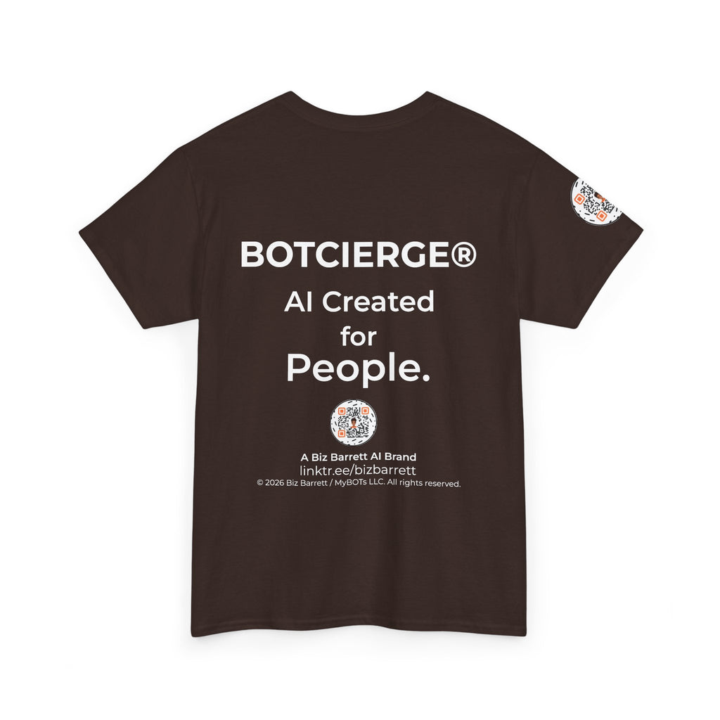 Unisex Love and Relationships BOT Heavy Cotton Tee (Dark Edition with White Print)