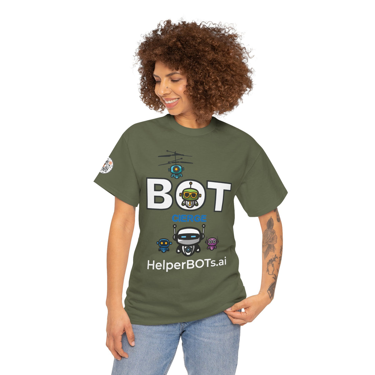 Unisex Logo Heavy Cotton Tee (Dark Edition)