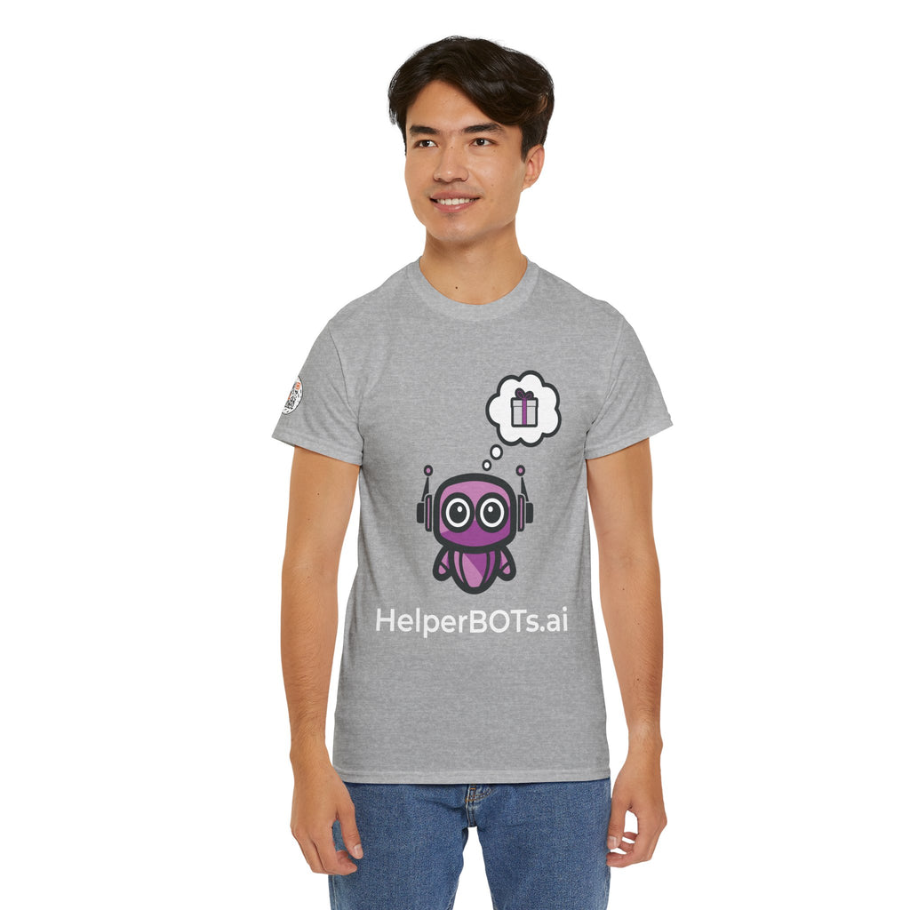 Unisex Love and Relationships BOT Heavy Cotton Tee (Dark Edition with White Print)