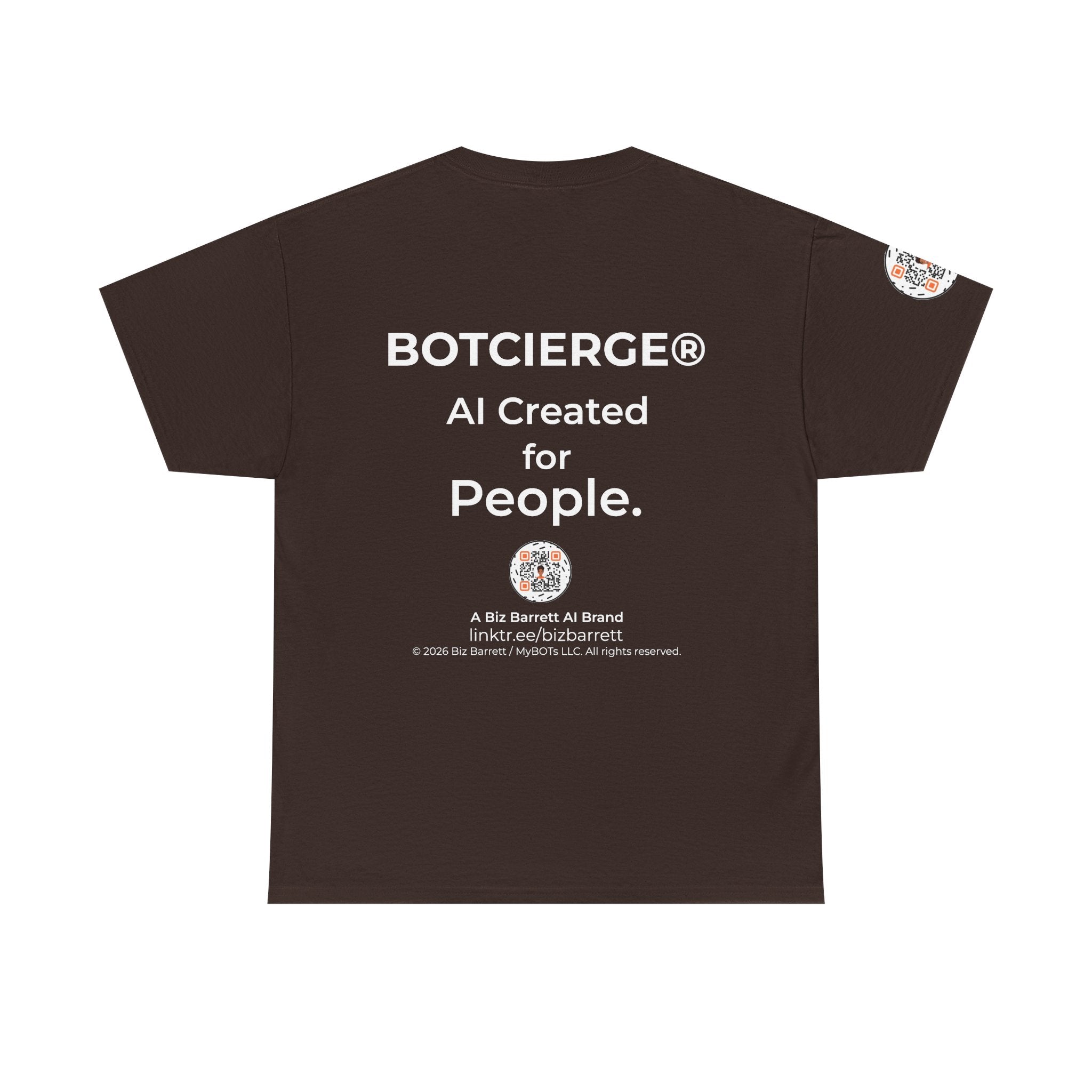 Unisex Love and Relationships BOT Heavy Cotton Tee (Dark Edition with White Print)