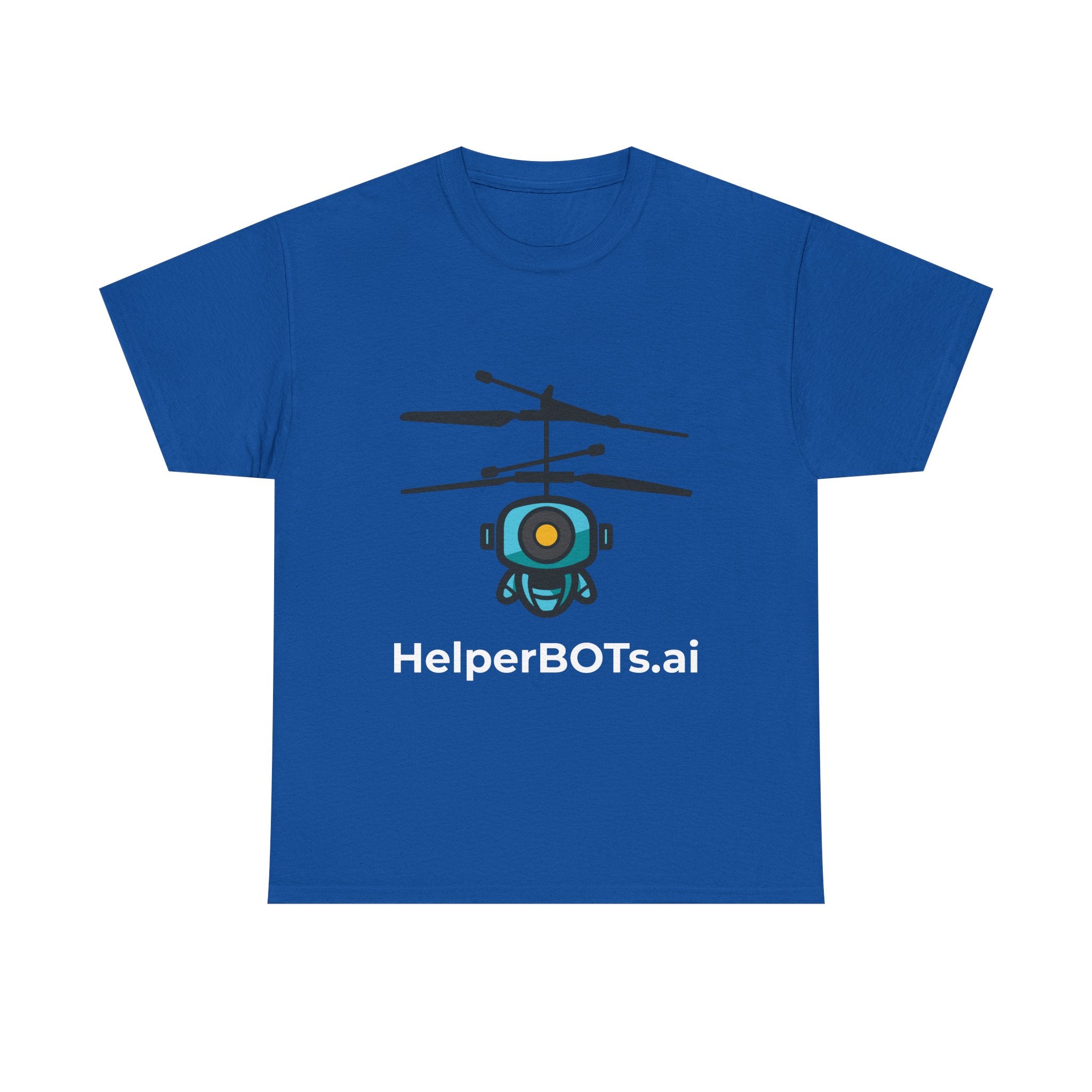 Unisex Security BOT Heavy Cotton Tee (Dark Edition white text)