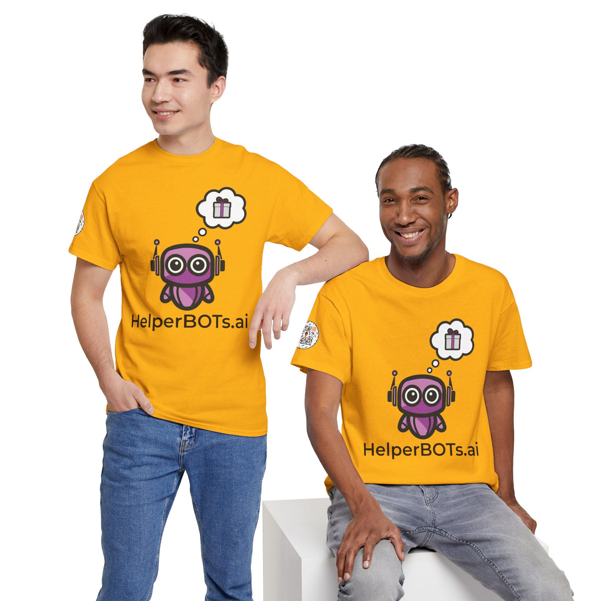 Unisex Love and Relationships BOT Heavy Cotton Tee (Light Edition with Black Print)