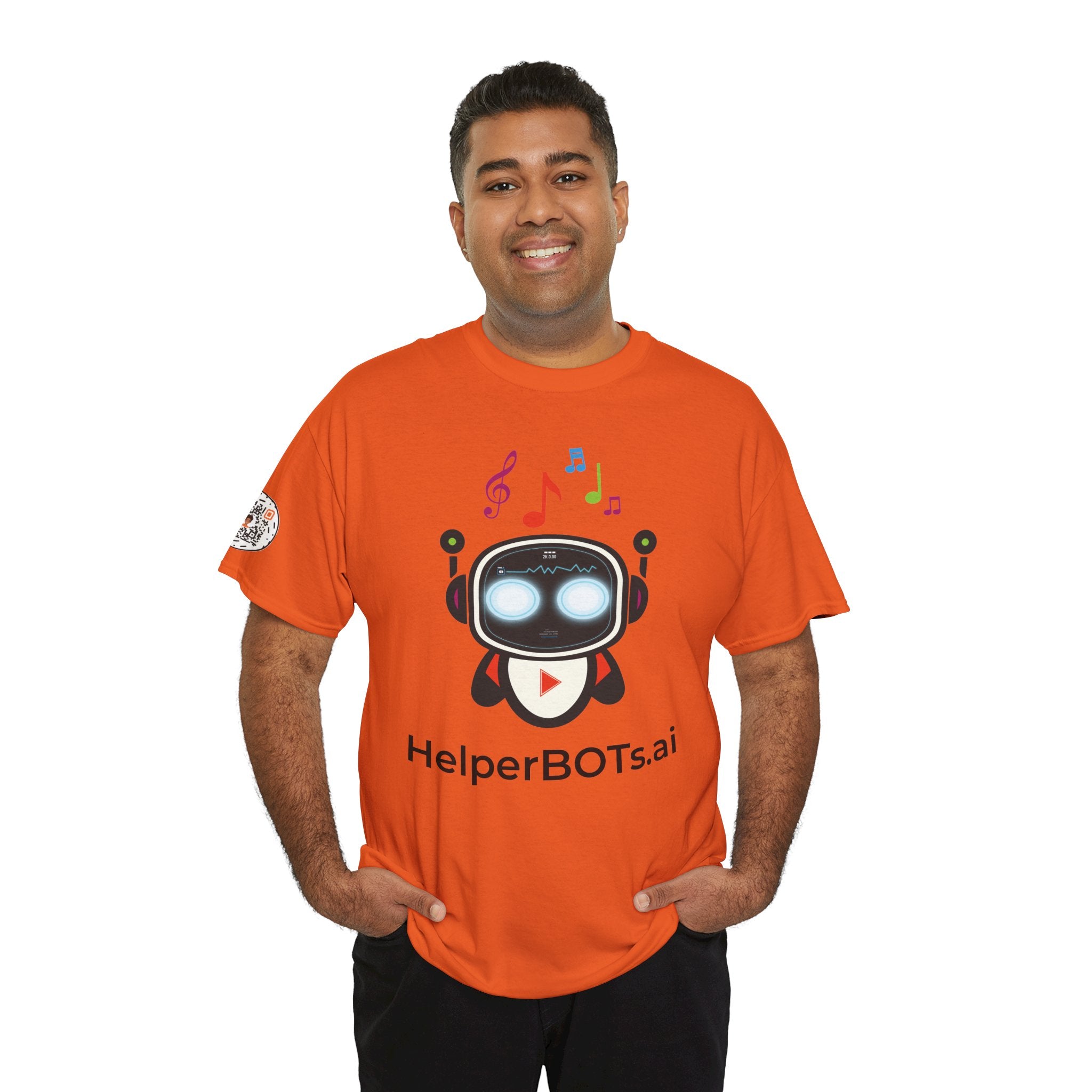Unisex Music BOT Heavy Cotton Tee (Light Edition with Black Print)