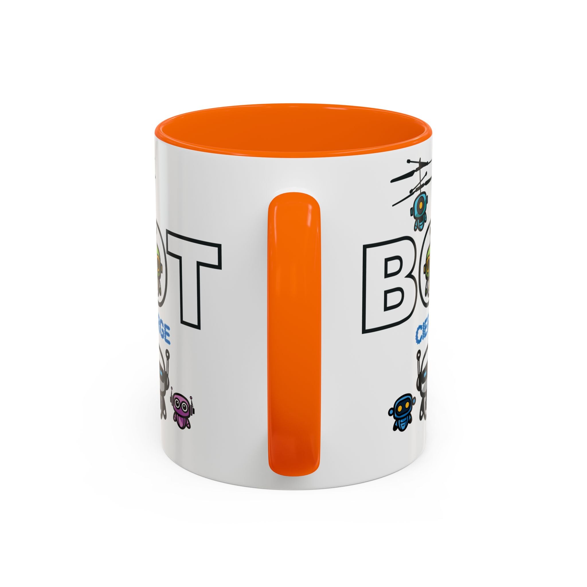Logo Accent Coffee Mug (11, 15oz) (Light Edition with Black Print)