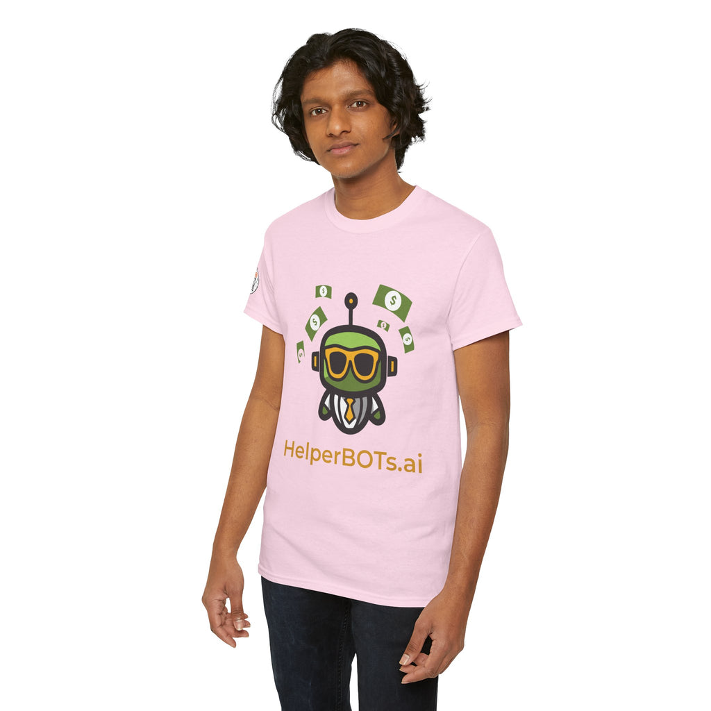 Unisex Financial BOT Heavy Cotton Tee (Light Edition with Gold Print)