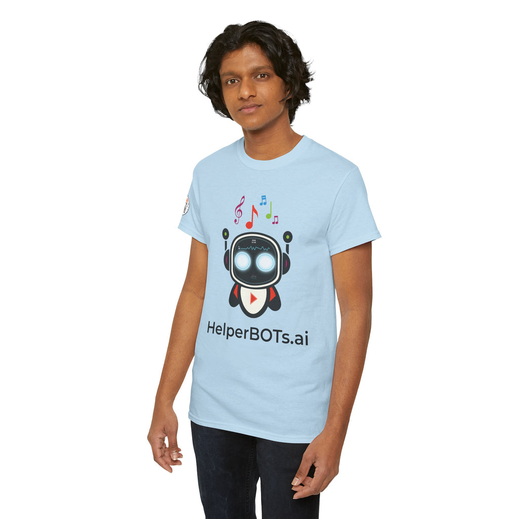 Unisex Music BOT Heavy Cotton Tee (Light Edition with Black Print)