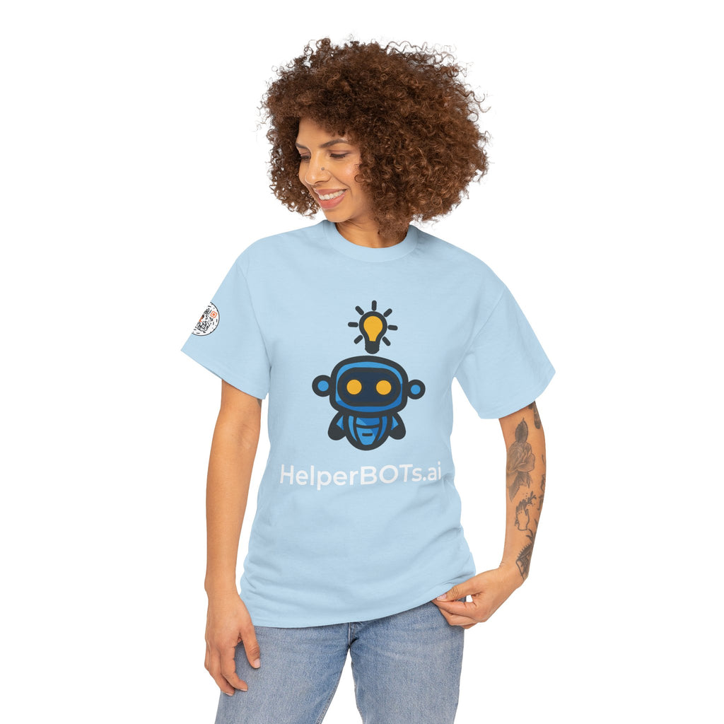 Unisex Personal Development BOT Heavy Cotton Tee (Dark Edition with White Print)