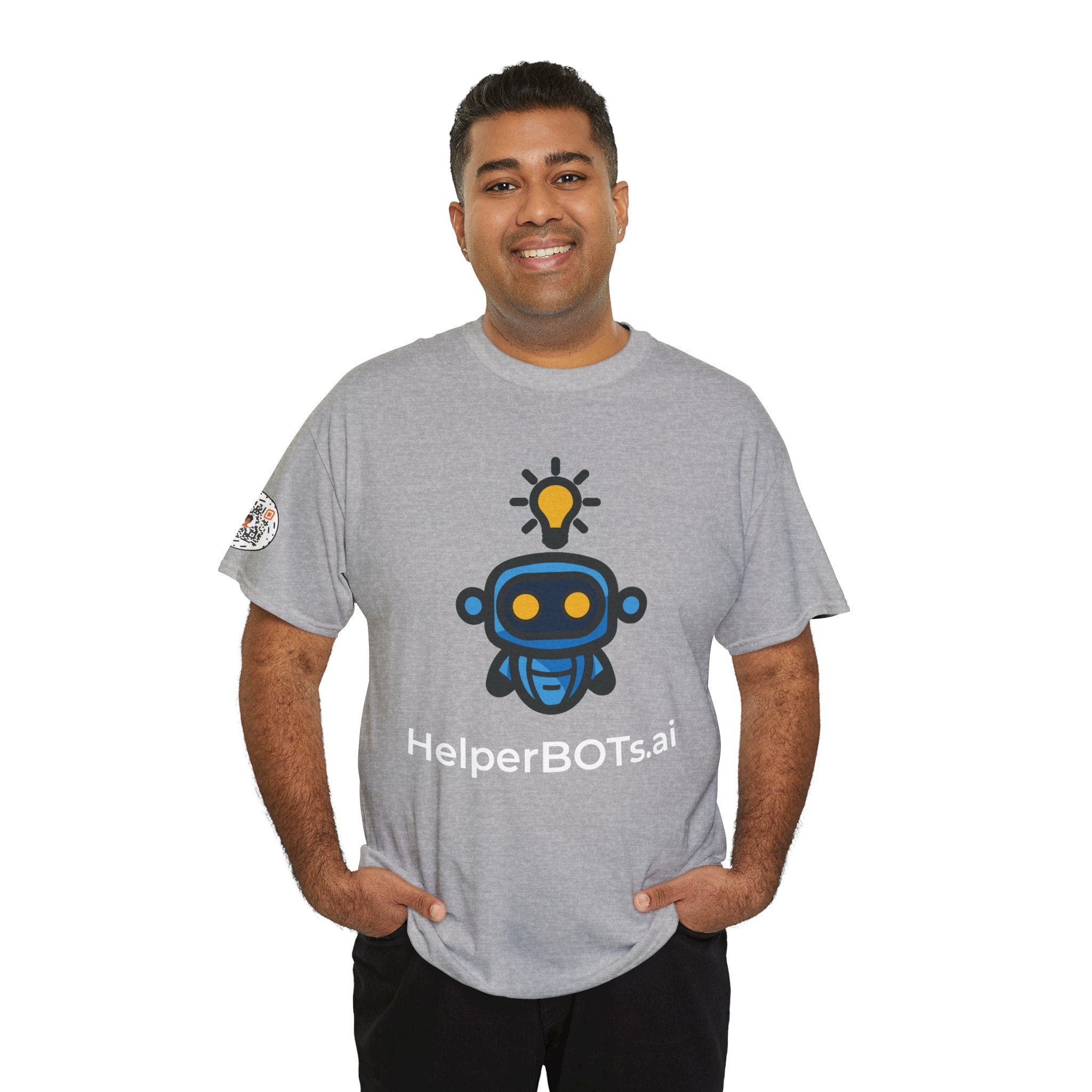 Unisex Personal Development BOT Heavy Cotton Tee (Dark Edition with White Print)