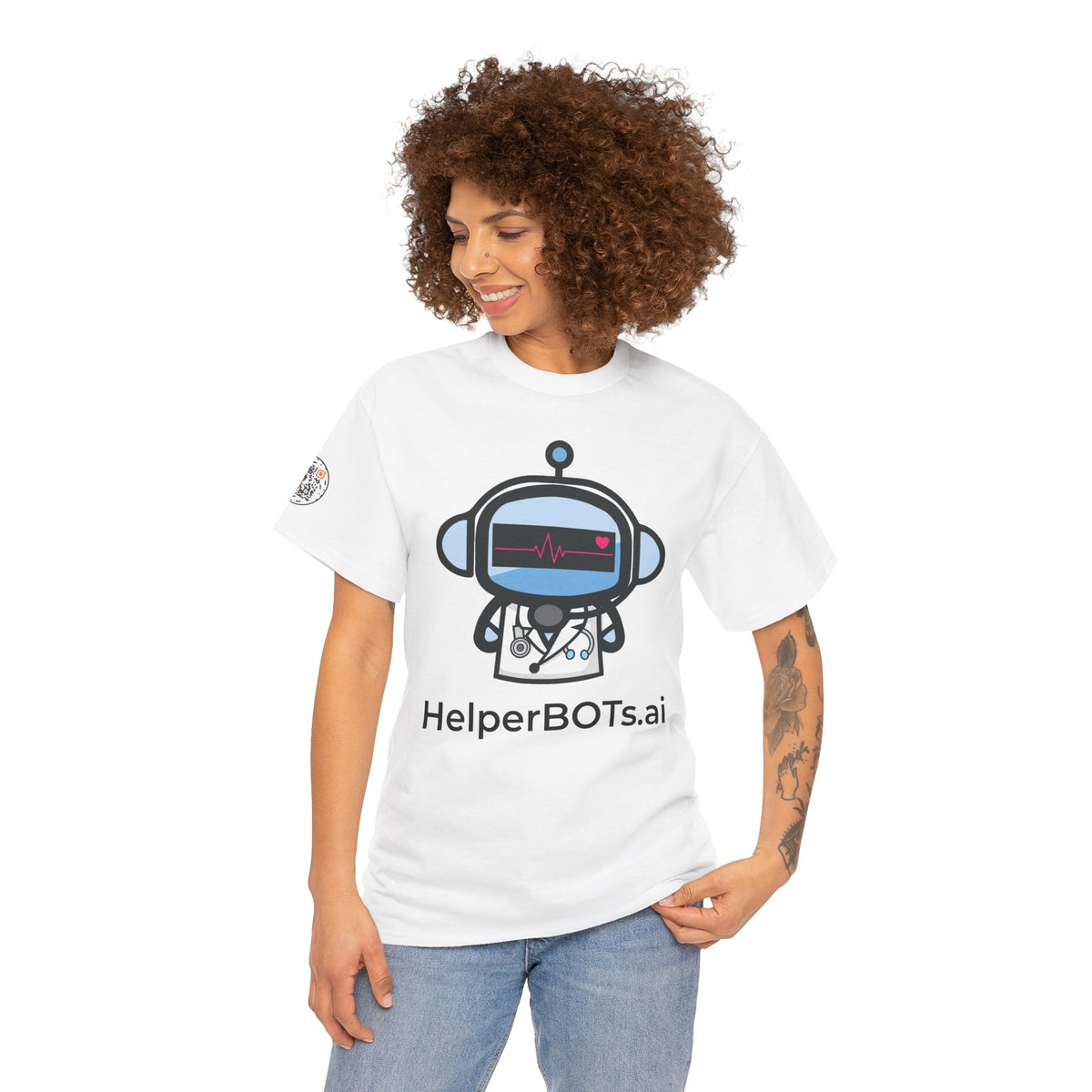 Unisex Medical BOT Heavy Cotton Tee (Light Edition with Black Print)