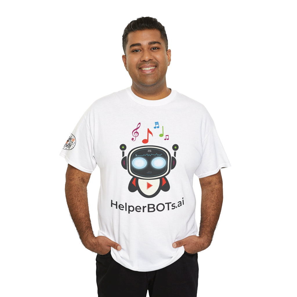 Unisex Music BOT Heavy Cotton Tee (Light Edition with Black Print)