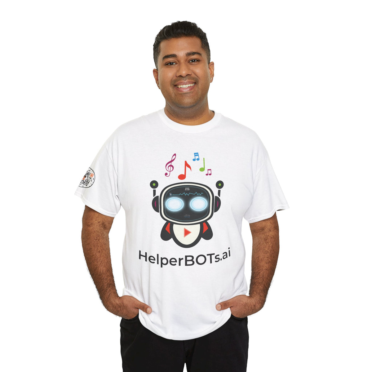 Unisex Music BOT Heavy Cotton Tee (Light Edition with Black Print)