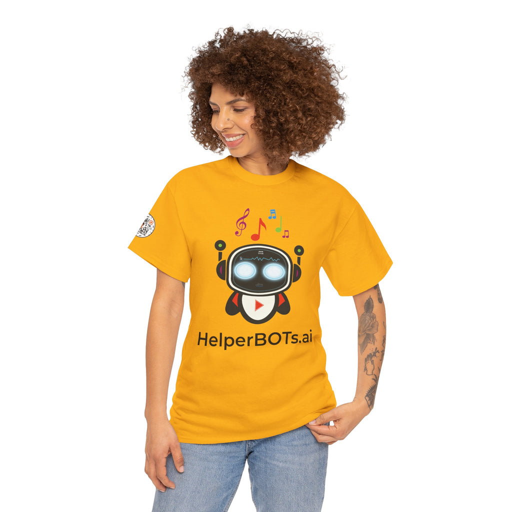 Unisex Music BOT Heavy Cotton Tee (Light Edition with Black Print)