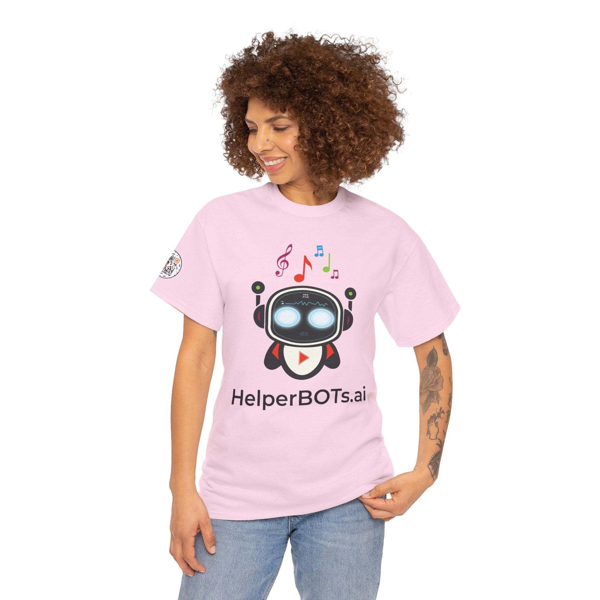 Unisex Music BOT Heavy Cotton Tee (Light Edition with Black Print)