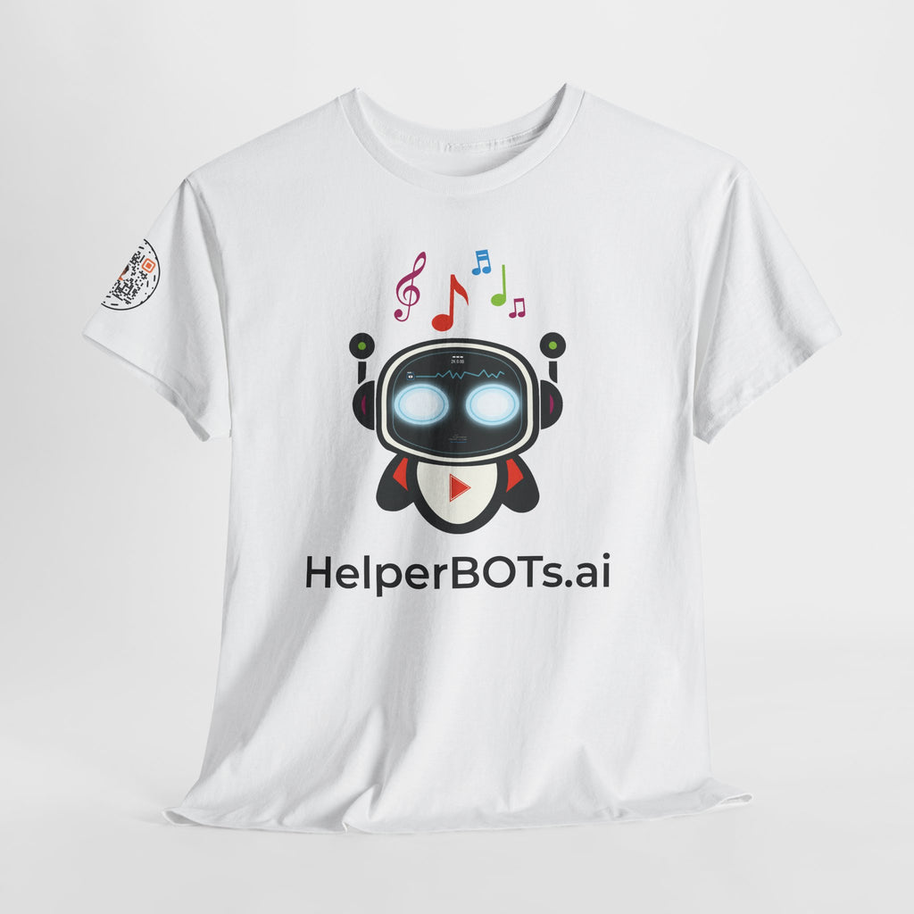 Unisex Music BOT Heavy Cotton Tee (Light Edition with Black Print)