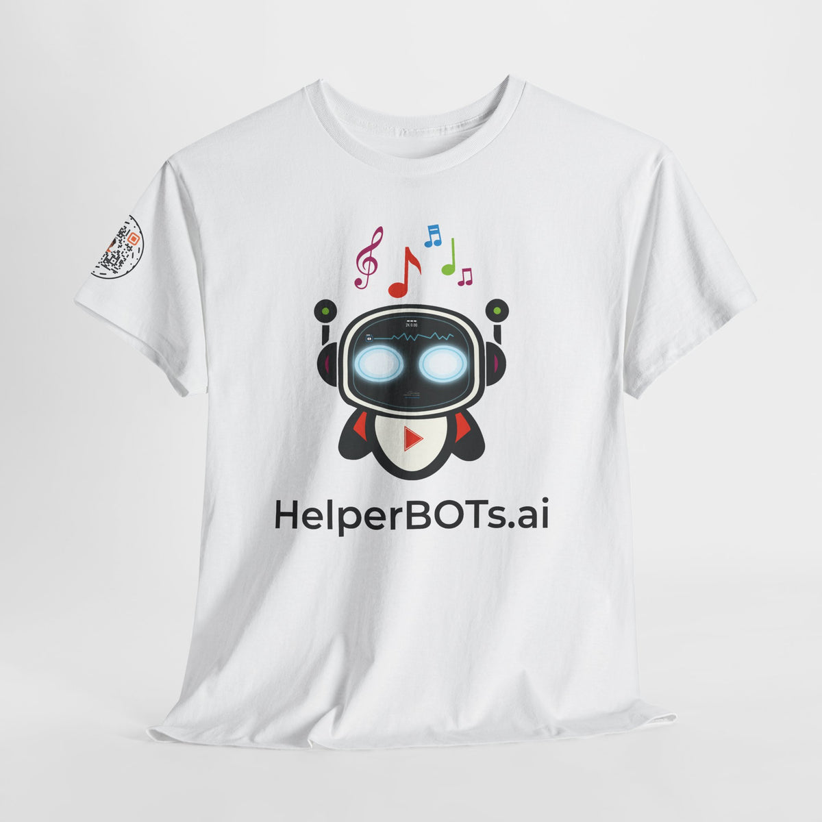 Unisex Music BOT Heavy Cotton Tee (Light Edition with Black Print)