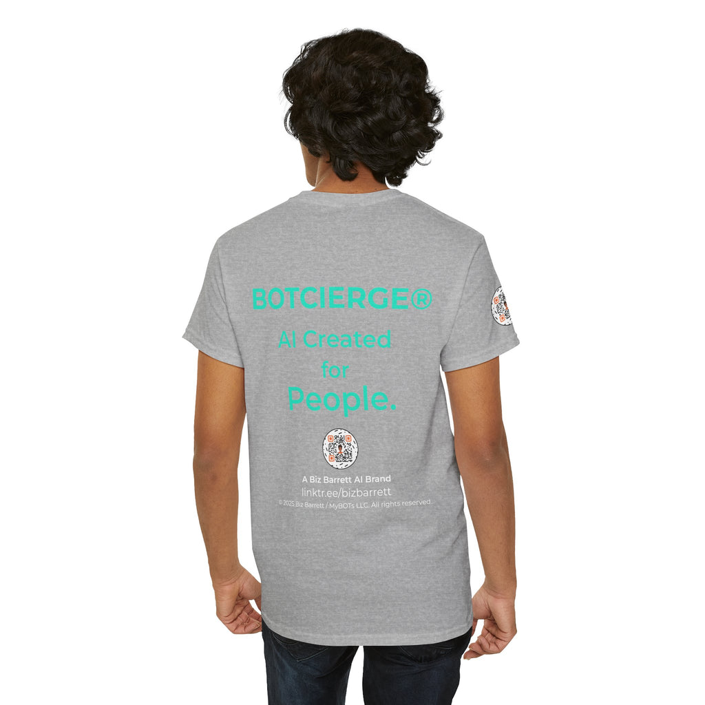 Unisex RememBOT™ Heavy Cotton Tee (Light Edition with White Lettering)