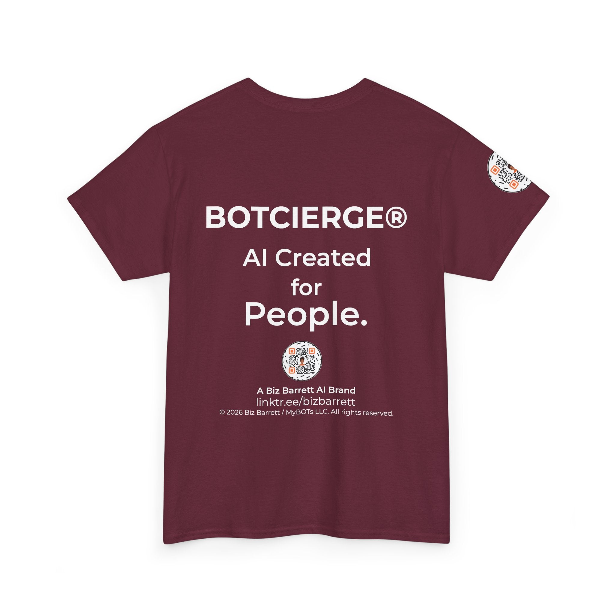 Unisex Love and Relationships BOT Heavy Cotton Tee (Dark Edition with White Print)