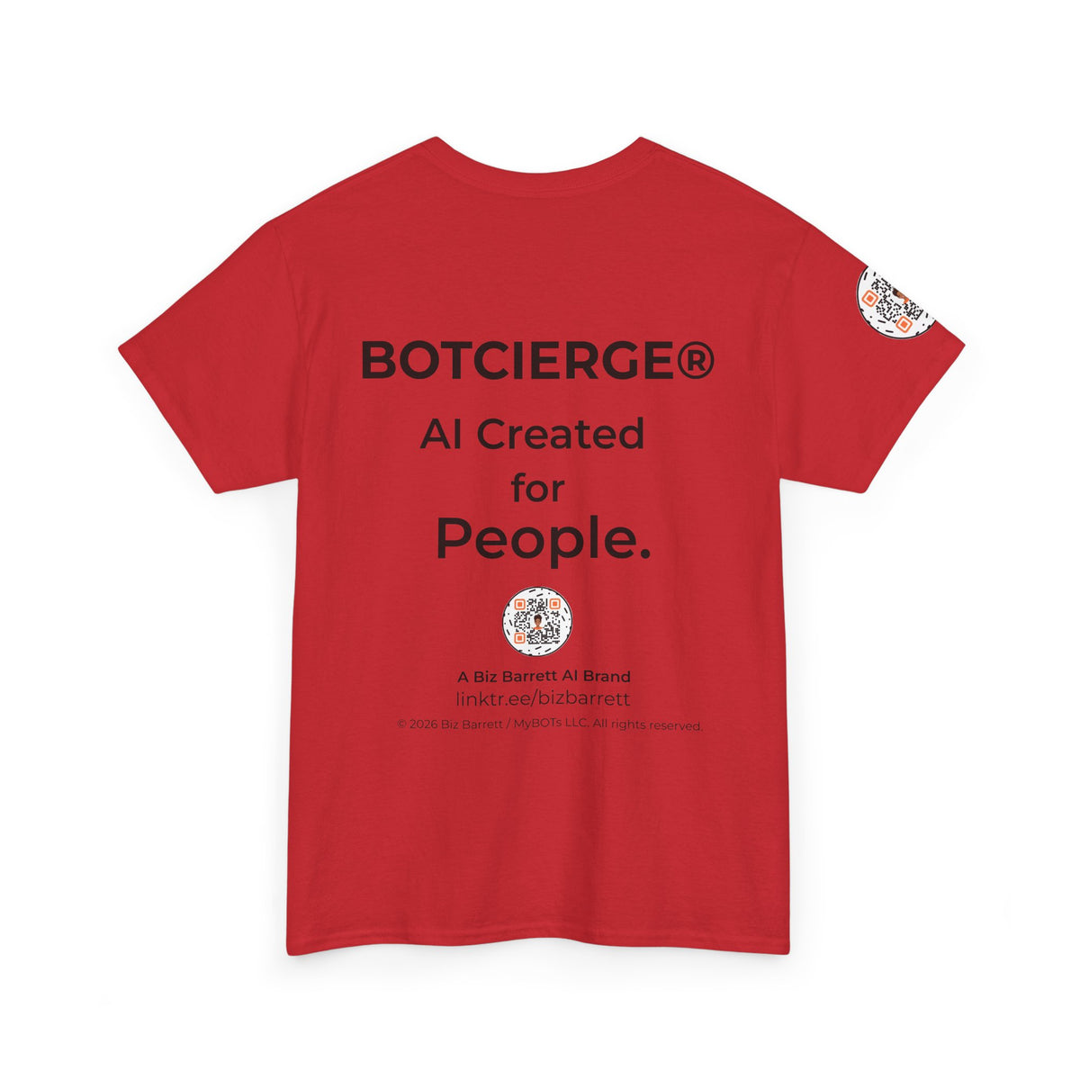 Unisex Personal Development BOT Heavy Cotton Tee (Light Edition with Black Print)