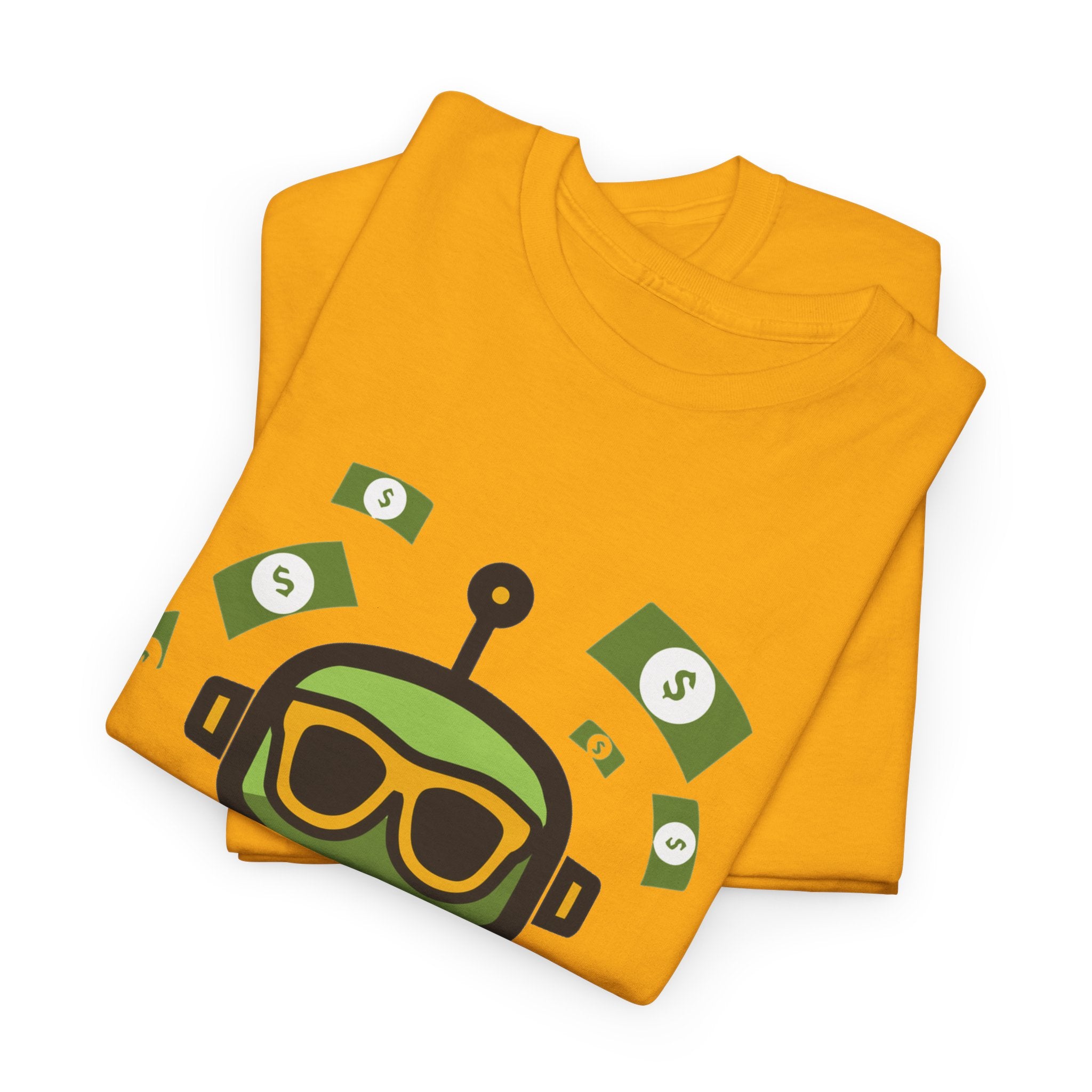 Unisex Financial BOT Heavy Cotton Tee (Dark Edition with White Print)
