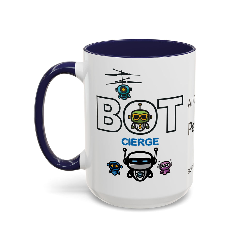 Logo Accent Coffee Mug (11, 15oz) (Light Edition with Black Print)